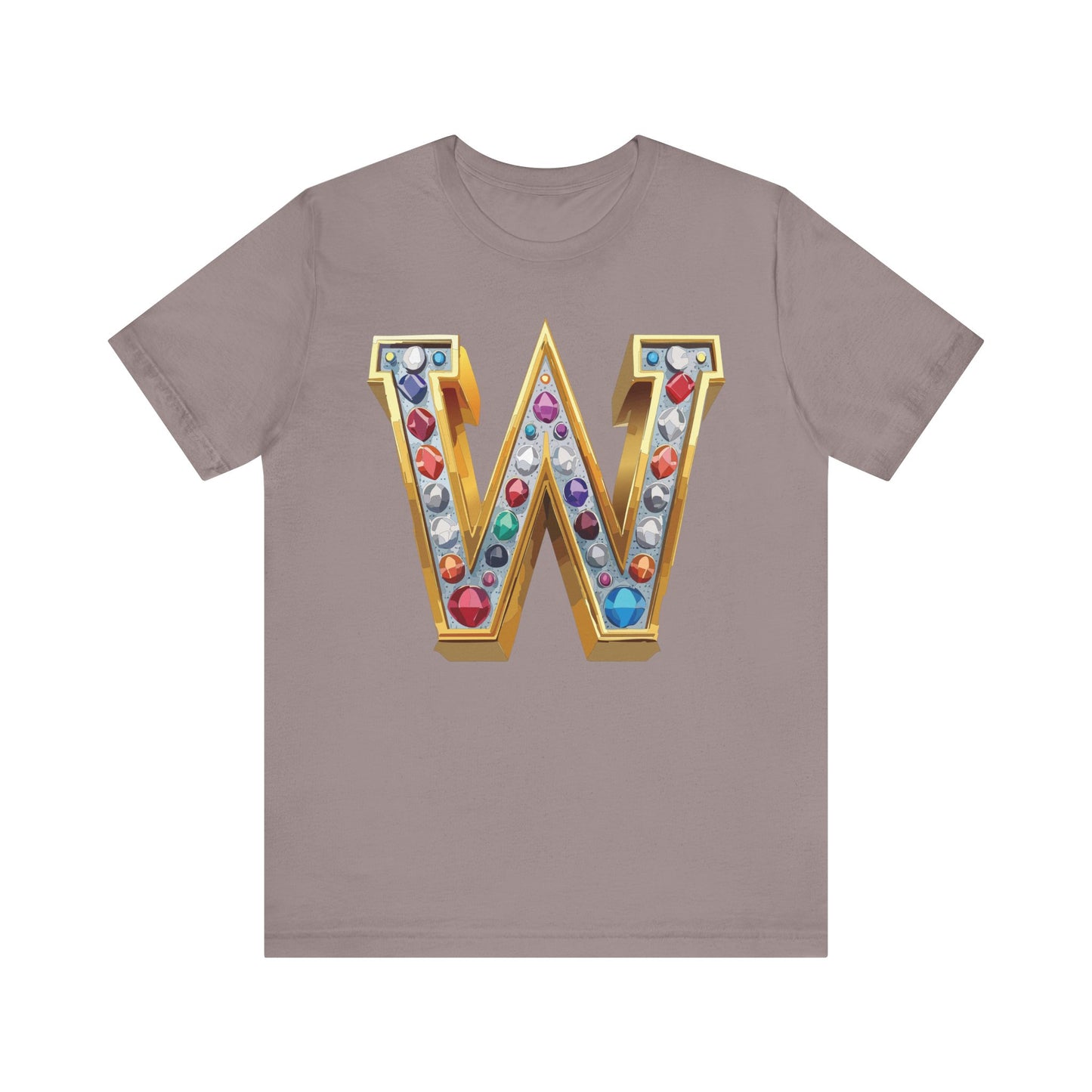 Letter Shirt, Shirt with Letters, Tee Shirt with Gold Letter, Shirt with Antique Letters