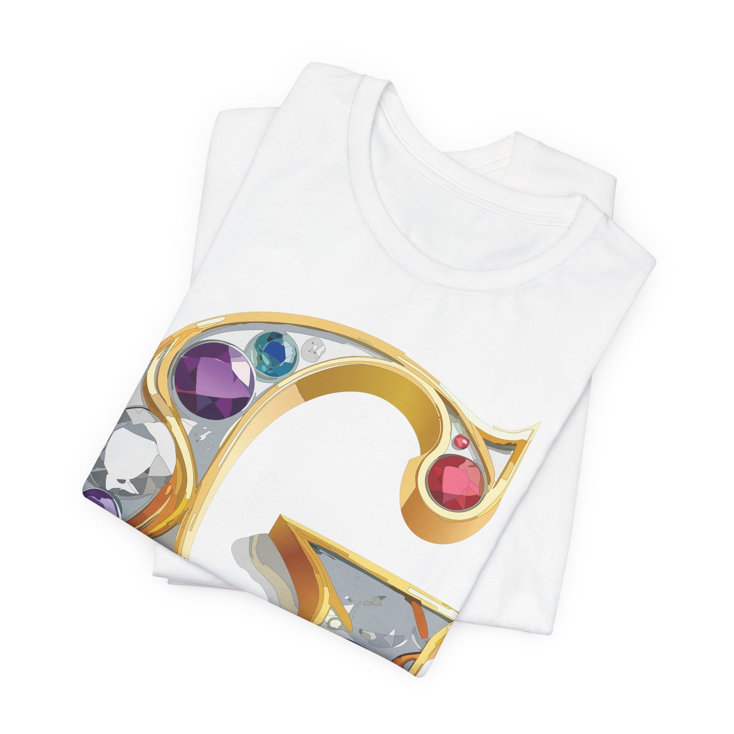 Letter Shirt, Shirt with Letters, Tee Shirt with Gold Letter, Shirt with Antique Letters