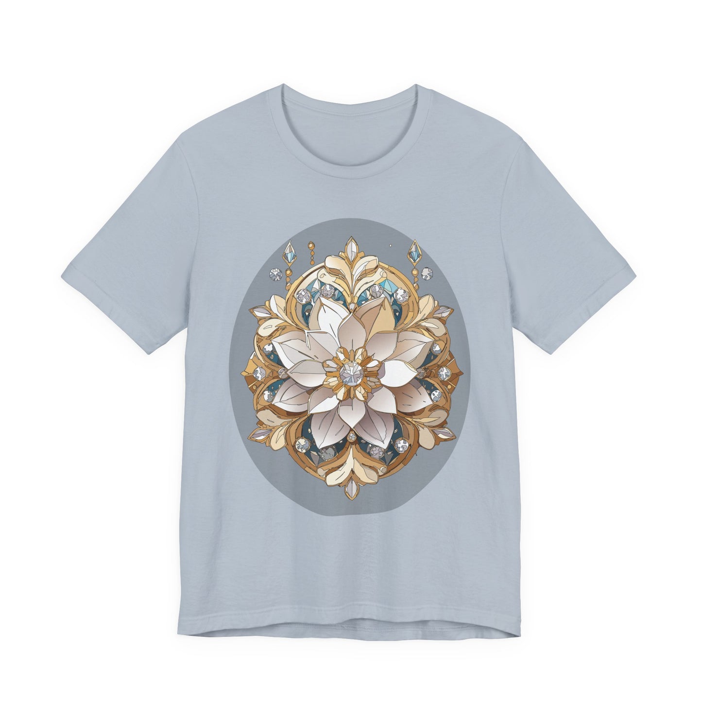 Floral Shirt, Flower Shirt, Tee Shirt with Antique Flower