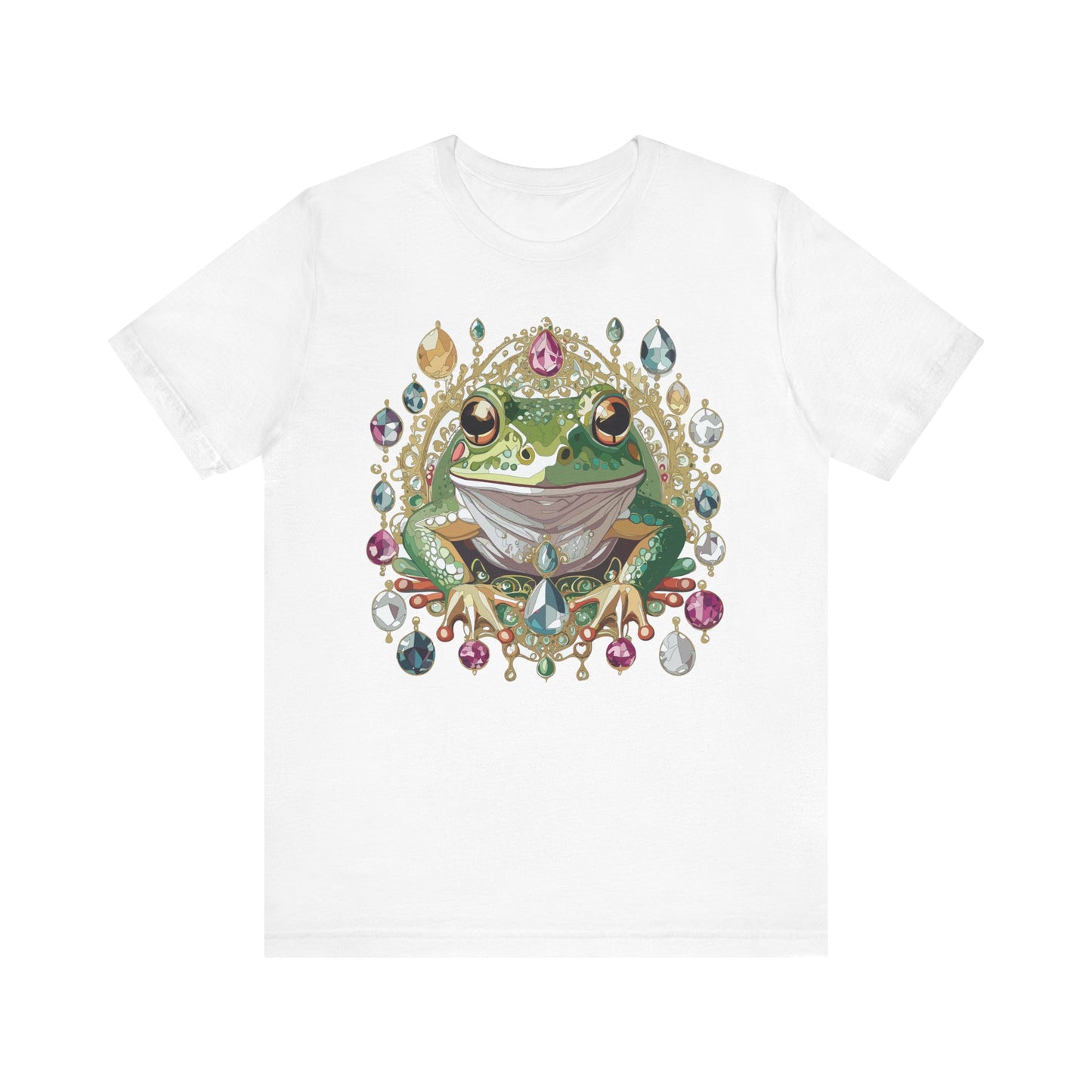 Animal Shirt, Shirt with Animal, Tee Shirt with Gold Animal Medal, Shirt with Antique Animal Medallion