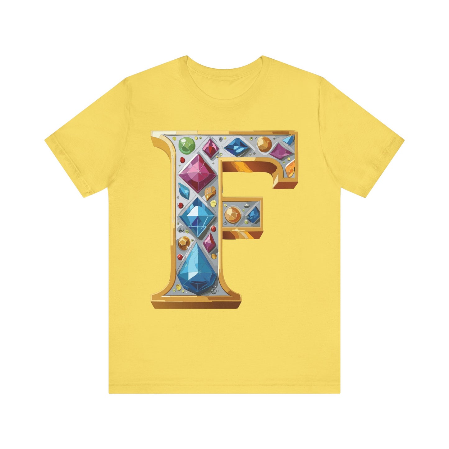 Letter Shirt, Shirt with Letters, Tee Shirt with Gold Letter, Shirt with Antique Letters