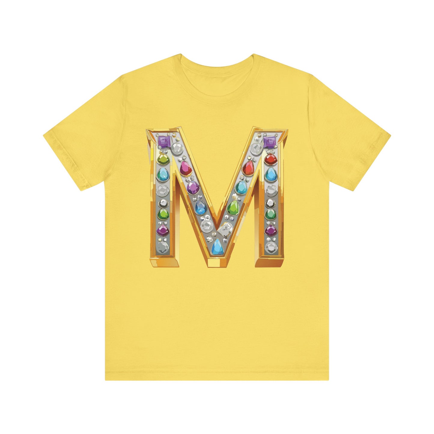 Letter Shirt, Shirt with Letters, Tee Shirt with Gold Letter, Shirt with Antique Letters