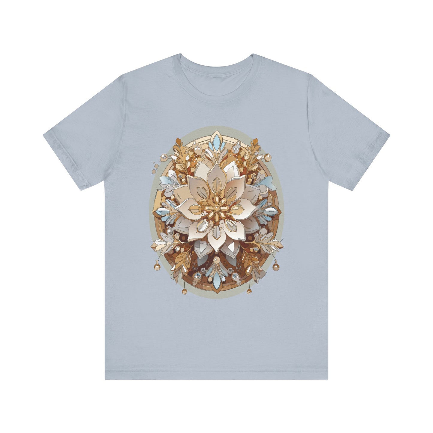 Floral Shirt, Flower Shirt, Tee Shirt with Antique Flower