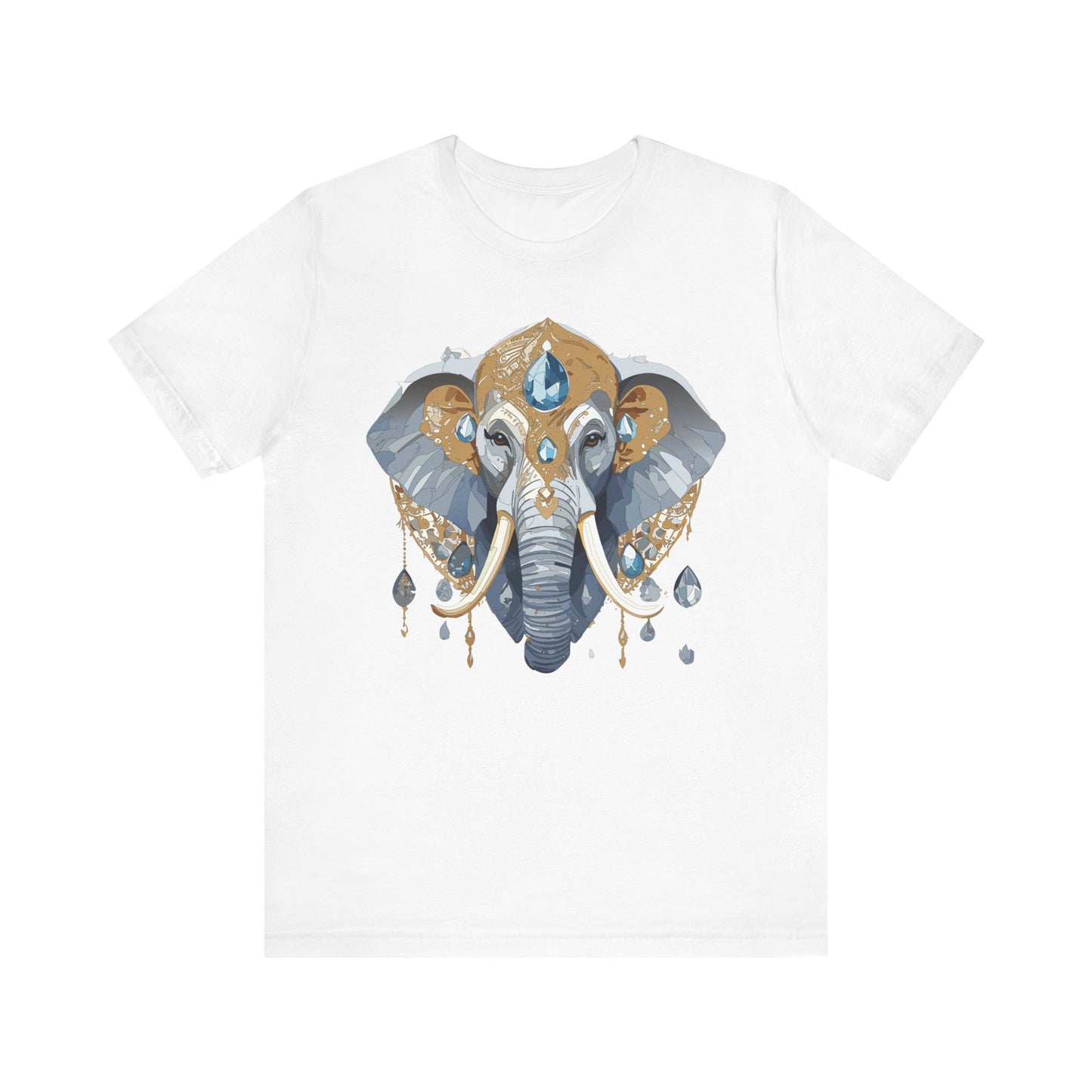 Animal Shirt, Shirt with Animal, Tee Shirt with Gold Animal Medal, Shirt with Antique Animal Medallion