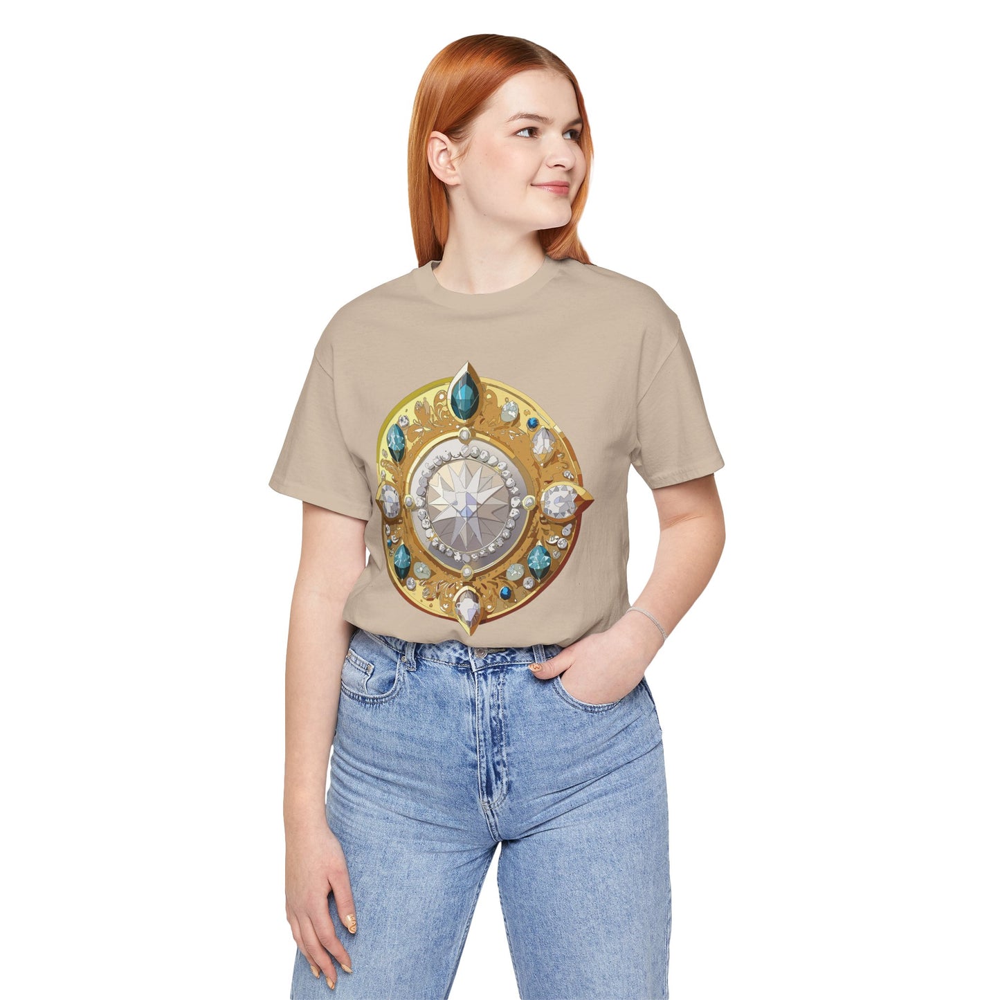 Medallion Shirt, Shirt with Medallion, Tee Shirt with Medal