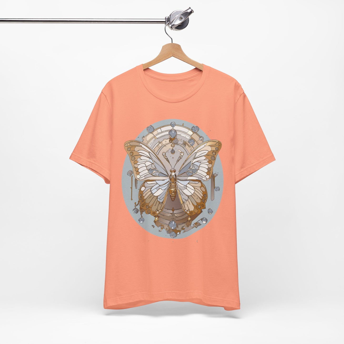 Butterfly Shirt, Shirt with Butterfly, Tee Shirt with Antique Butterfly