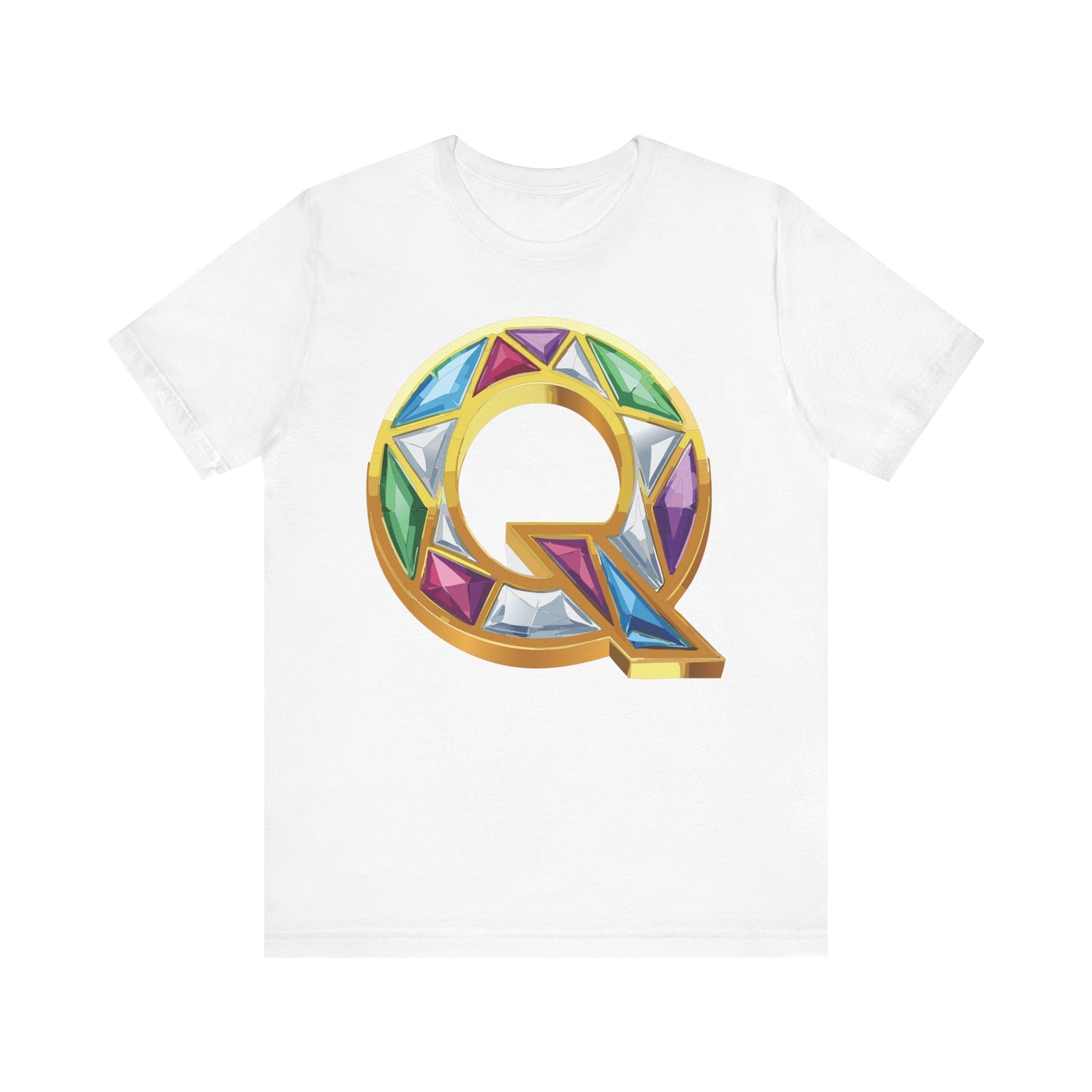 Letter Shirt, Shirt with Letters, Tee Shirt with Gold Letter, Shirt with Antique Letters