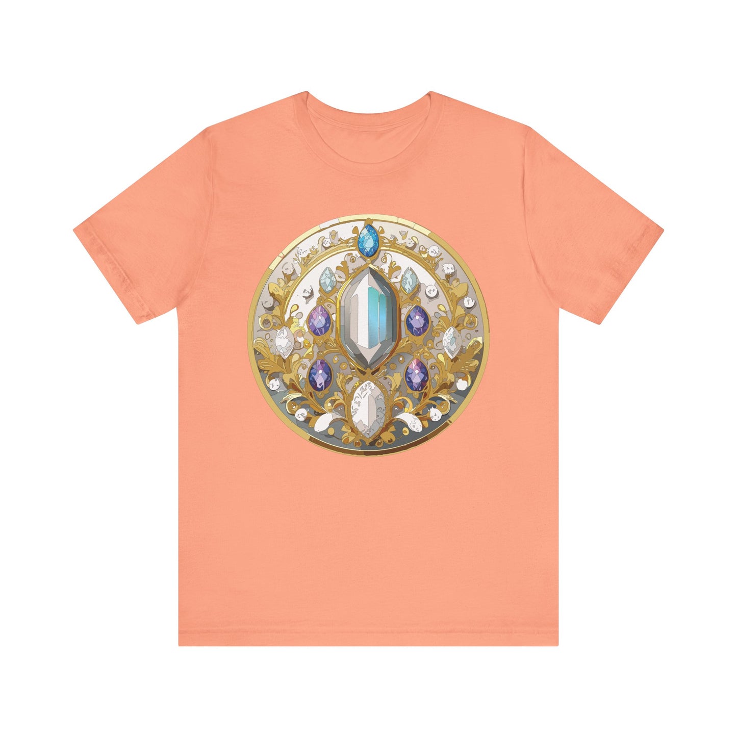 Medallion Shirt, Shirt with Medallion, Tee Shirt with Medal