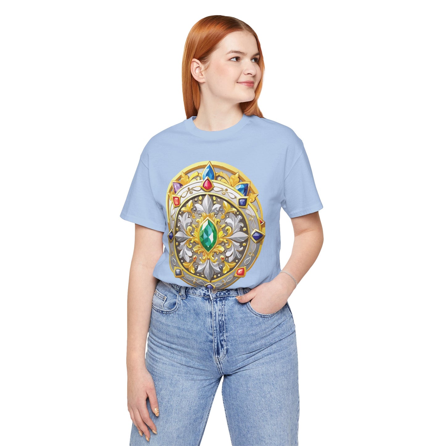 Medallion Shirt, Shirt with Medallion, Tee Shirt with Medal