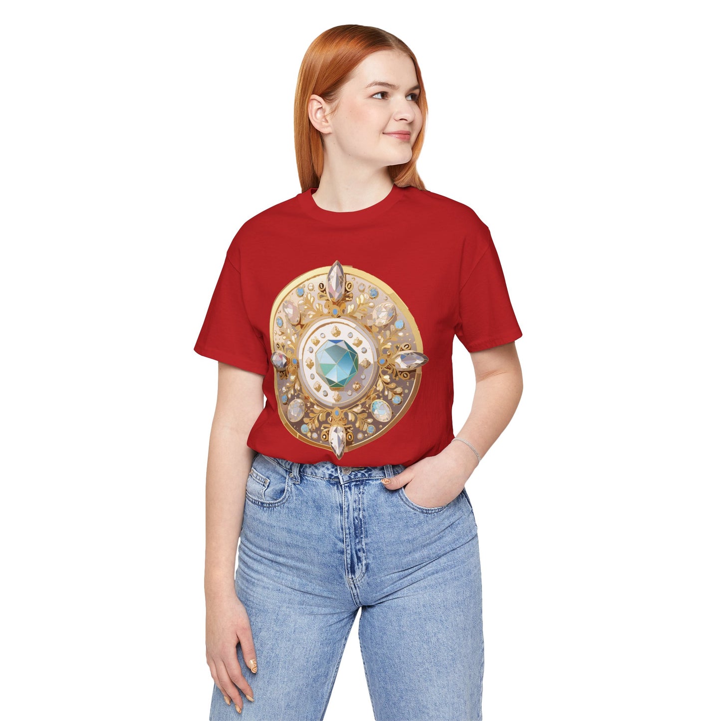 Medallion Shirt, Shirt with Medallion, Tee Shirt with Medal