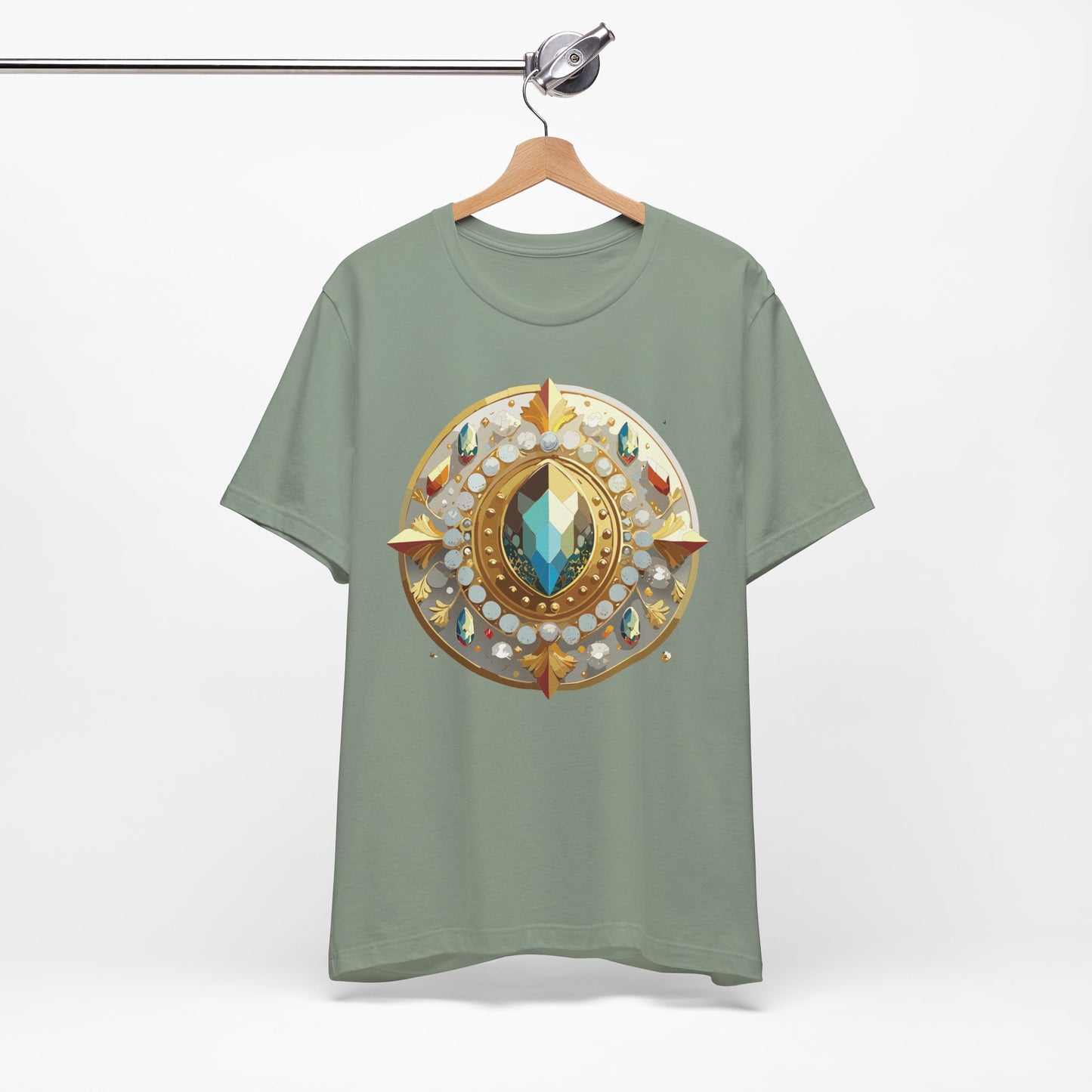 Medallion Shirt, Shirt with Medallion, Tee Shirt with Medal