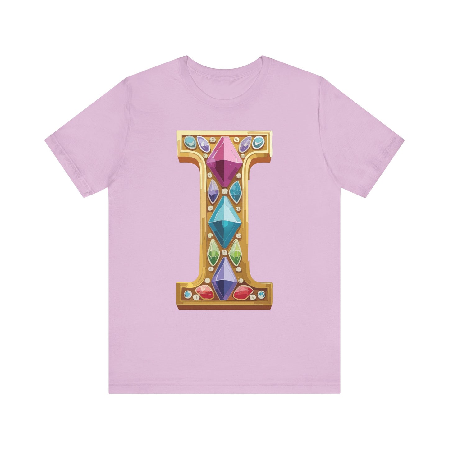 Letter Shirt, Shirt with Letters, Tee Shirt with Gold Letter, Shirt with Antique Letters