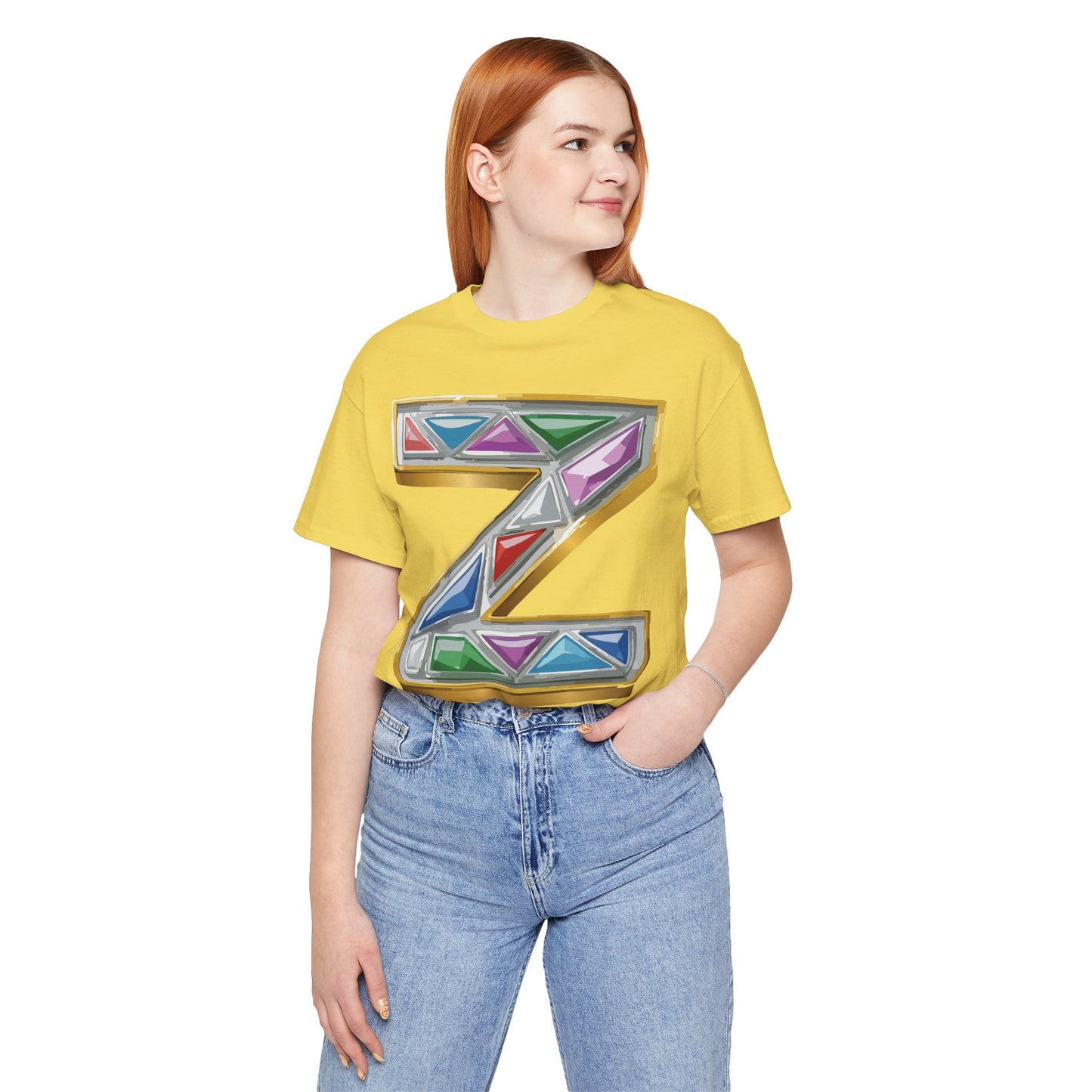 Letter Shirt, Shirt with Letters, Tee Shirt with Gold Letter, Shirt with Antique Letters