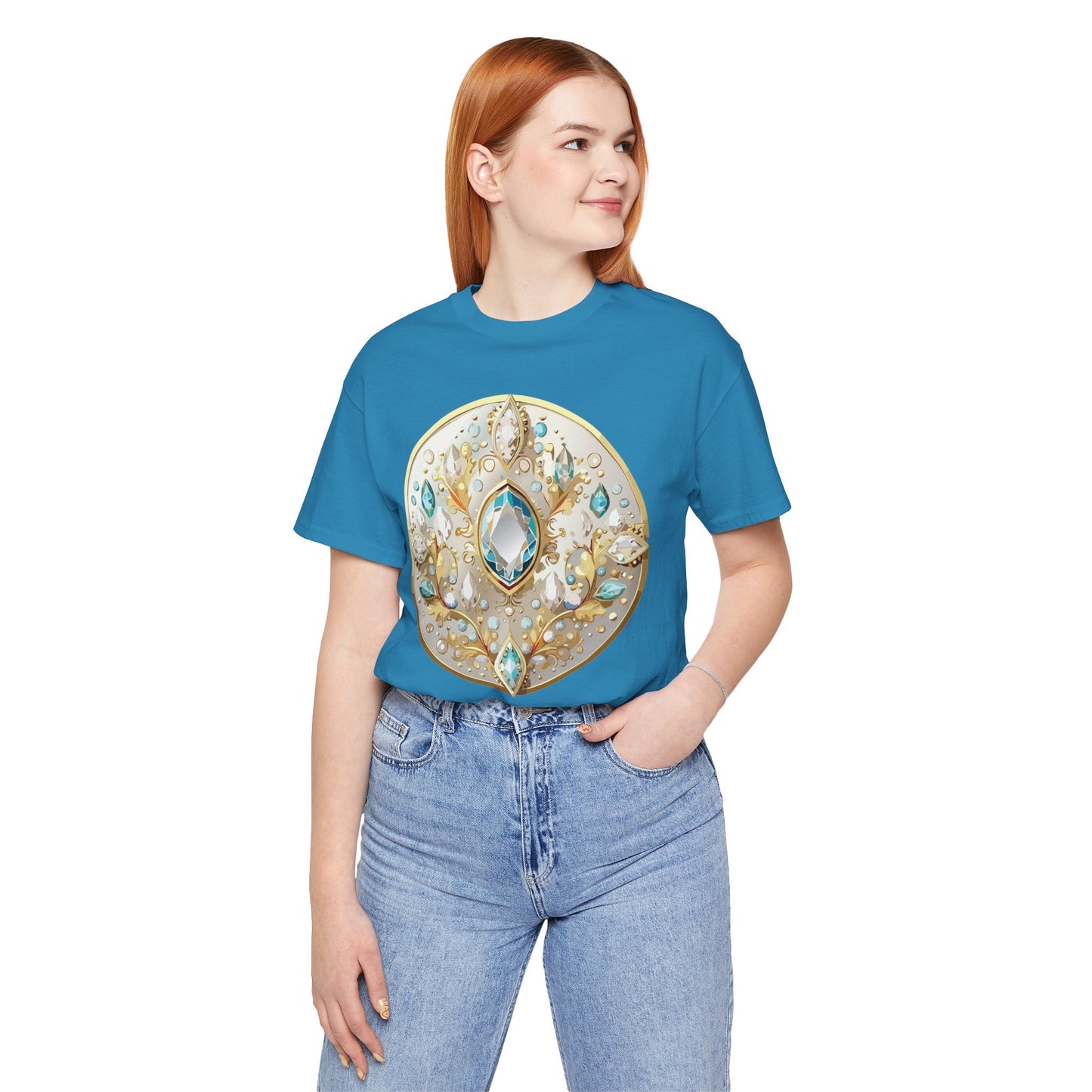 Medallion Shirt, Shirt with Medallion, Tee Shirt with Medal