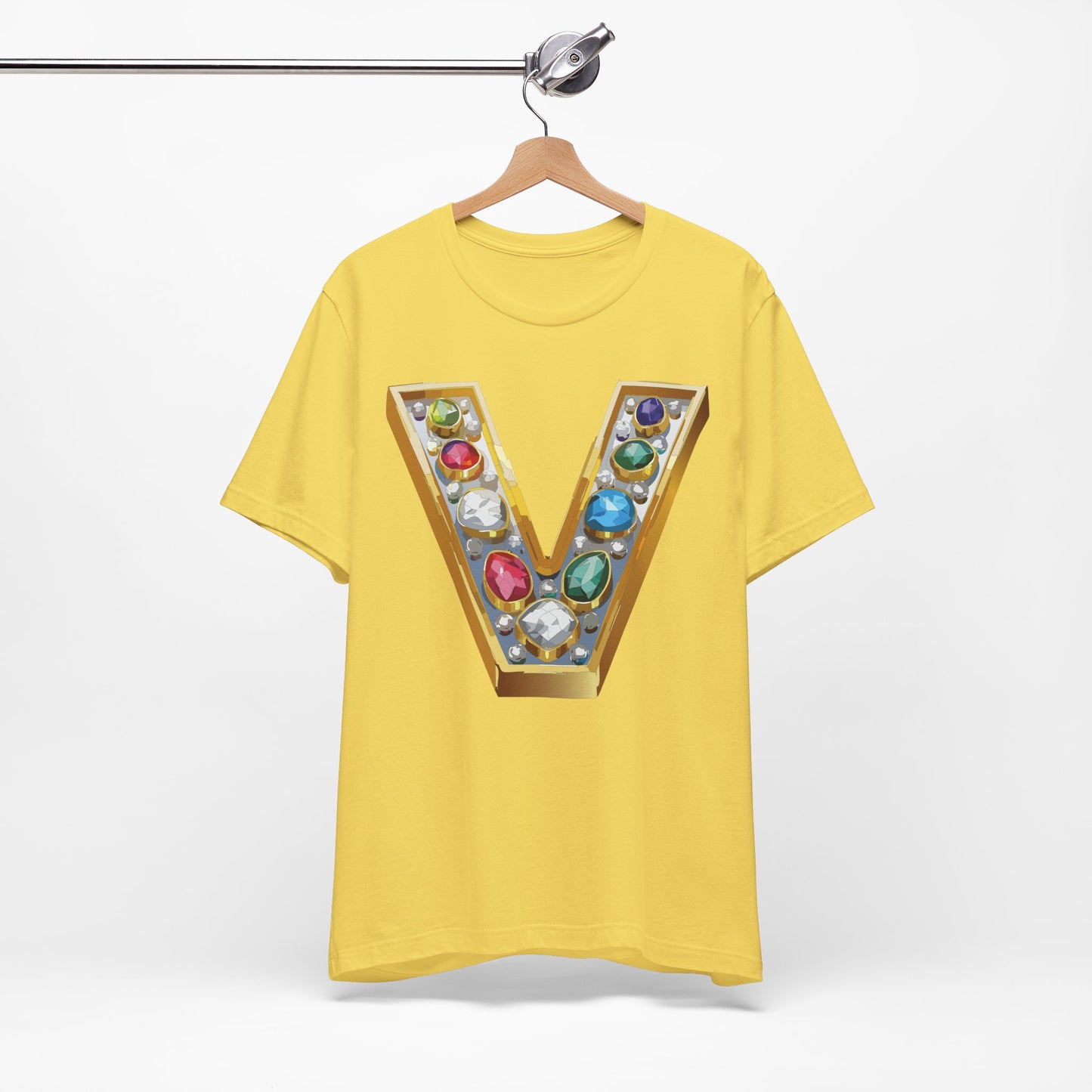 Letter Shirt, Shirt with Letters, Tee Shirt with Gold Letter, Shirt with Antique Letters