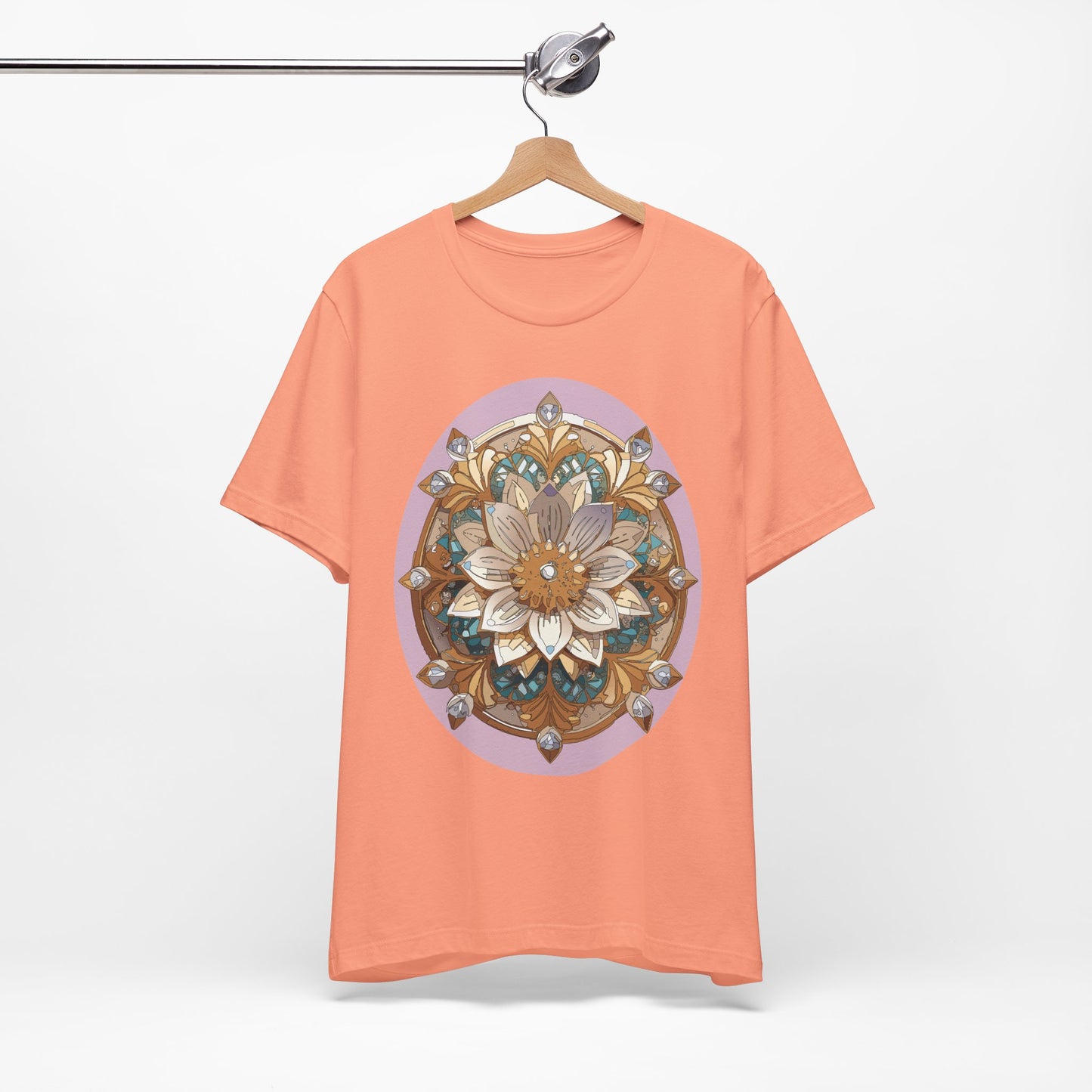 Floral Shirt, Flower Shirt, Tee Shirt with Antique Flower