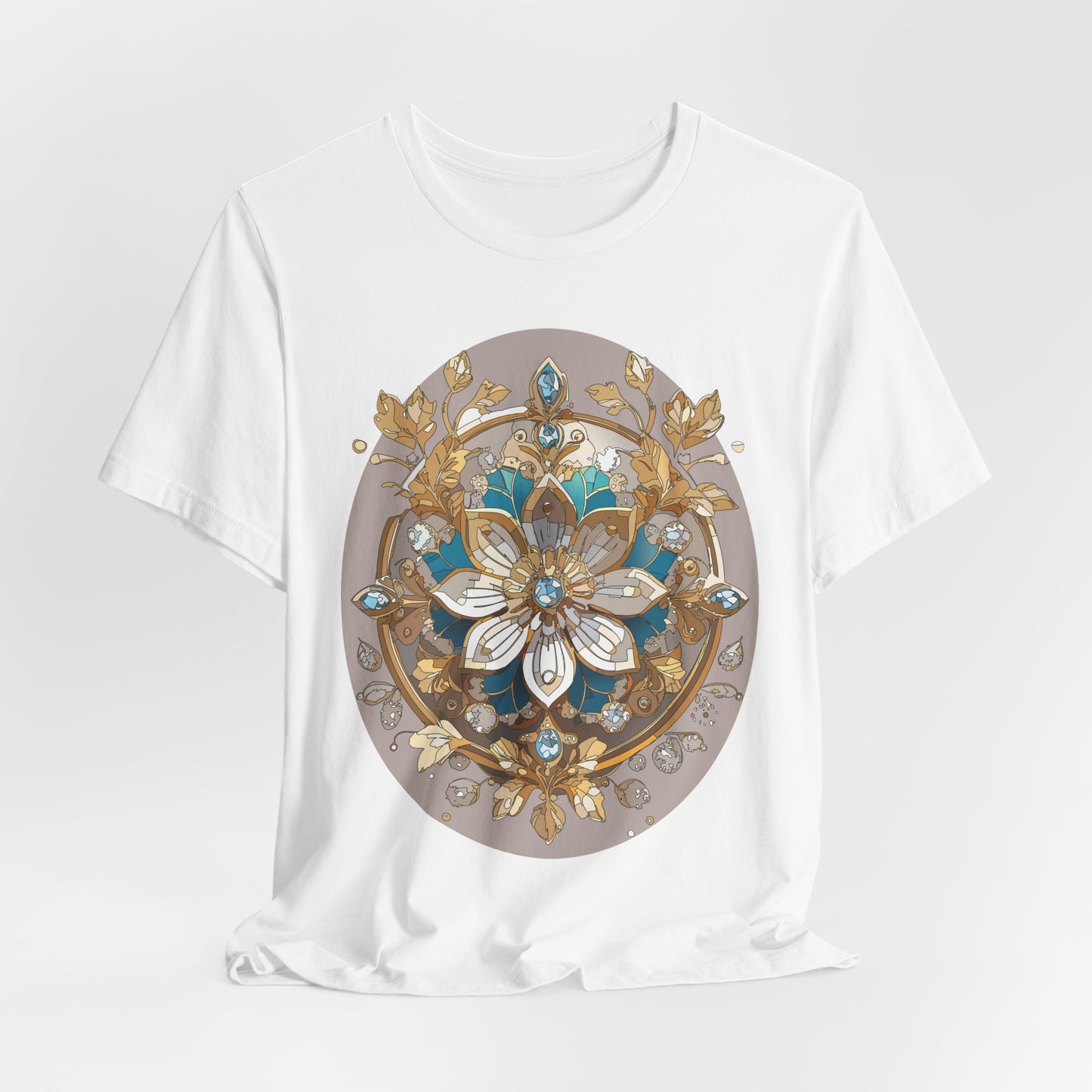 Floral Shirt, Flower Shirt, Tee Shirt with Antique Flower