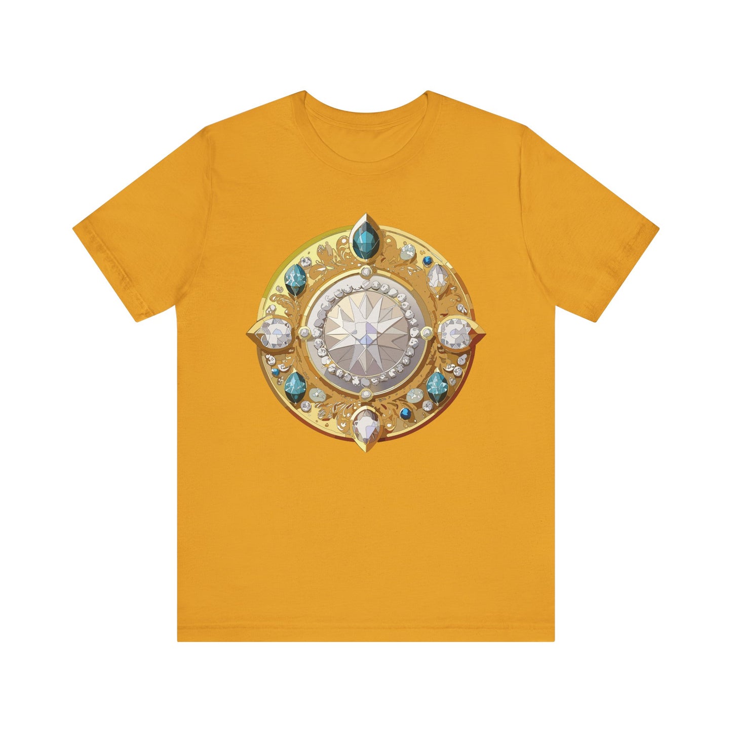 Medallion Shirt, Shirt with Medallion, Tee Shirt with Medal