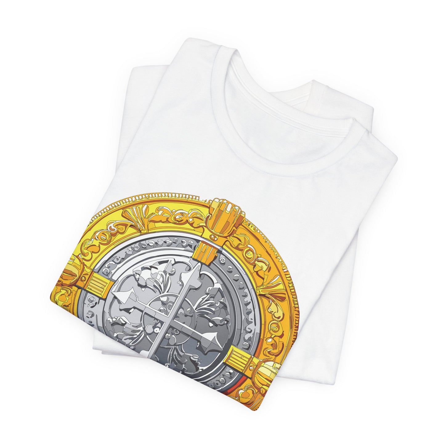 Coin Shirt, Shirt with Coin, Tee Shirt with Gold Coin, Shirt with Antique Coin