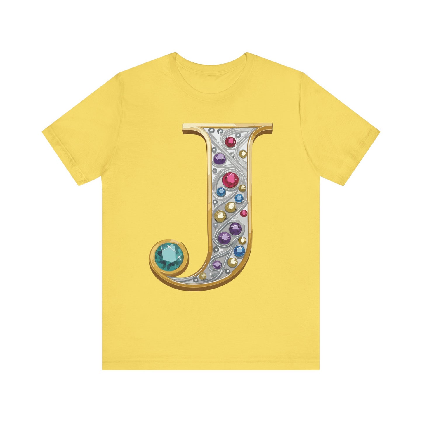 Letter Shirt, Shirt with Letters, Tee Shirt with Gold Letter, Shirt with Antique Letters