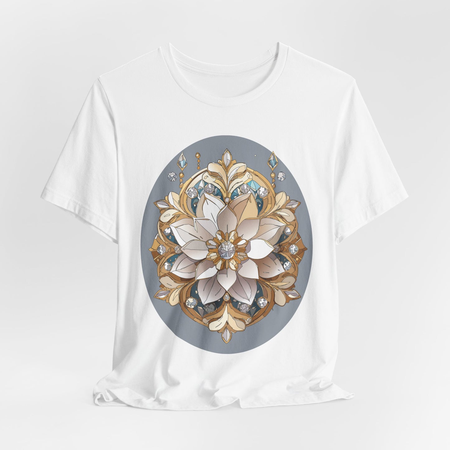 Floral Shirt, Flower Shirt, Tee Shirt with Antique Flower