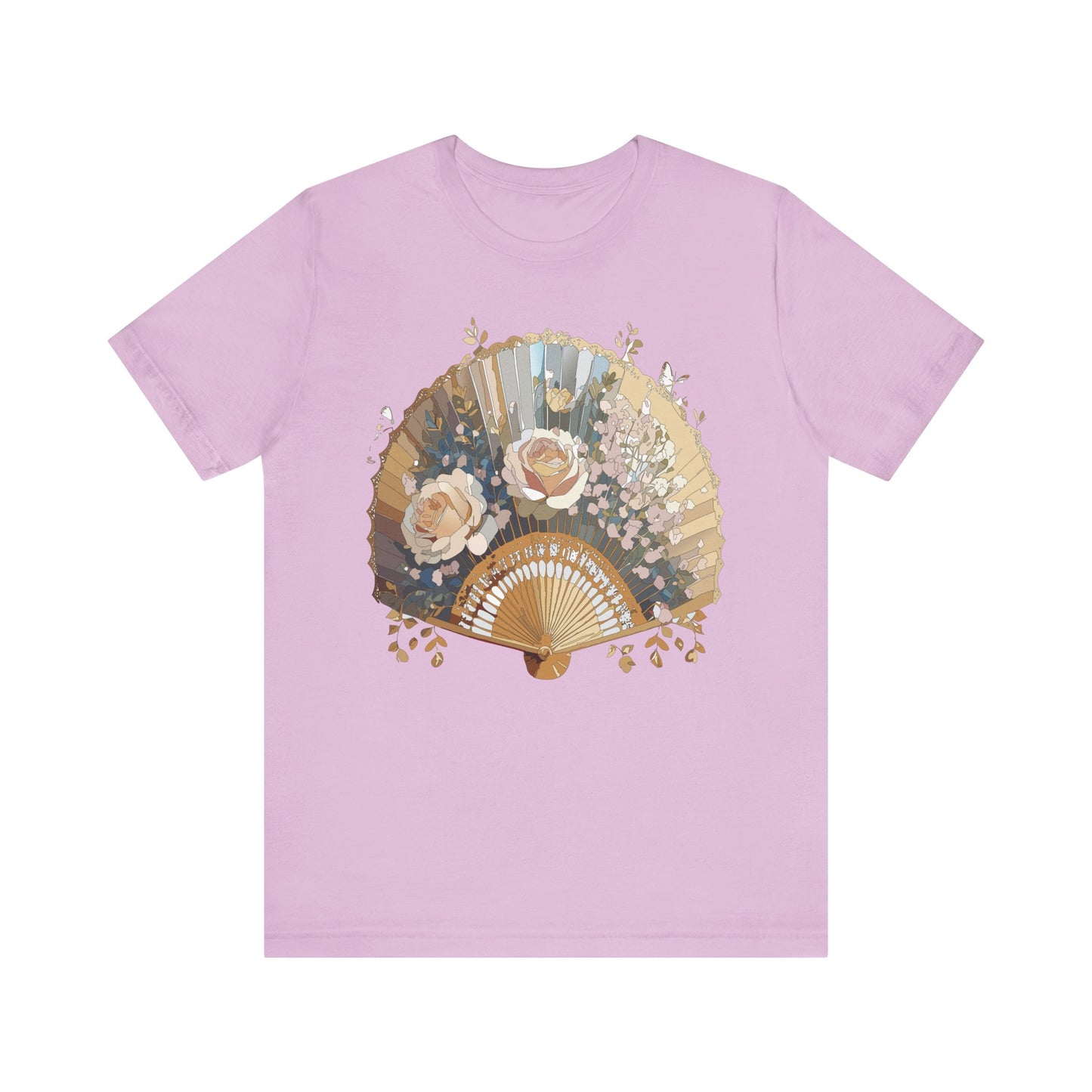 Fan shirt, Shirt with Fan, Tee Shirt with Gold Blower