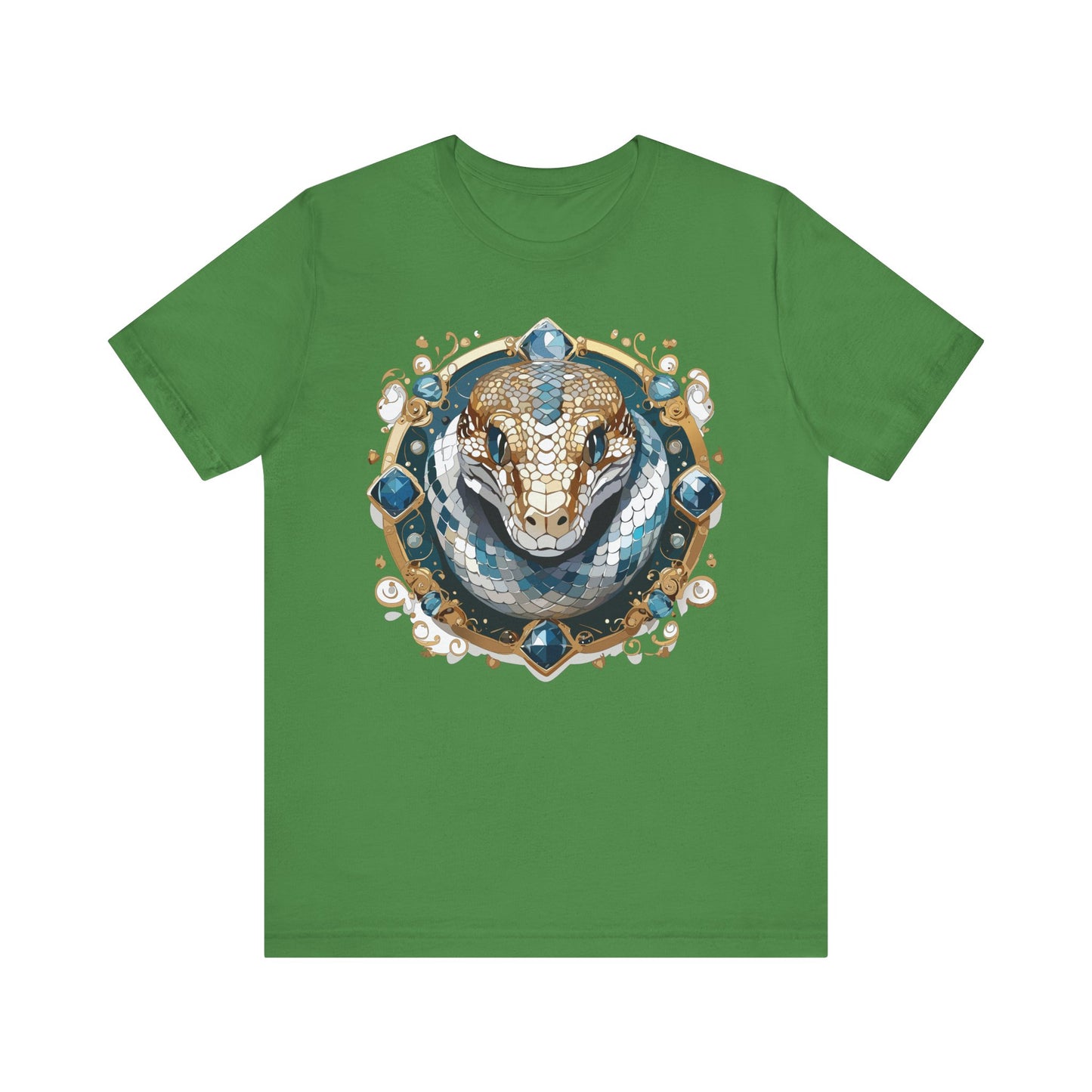 Animal Shirt, Shirt with Animal, Tee Shirt with Gold Animal Medal, Shirt with Antique Animal Medallion