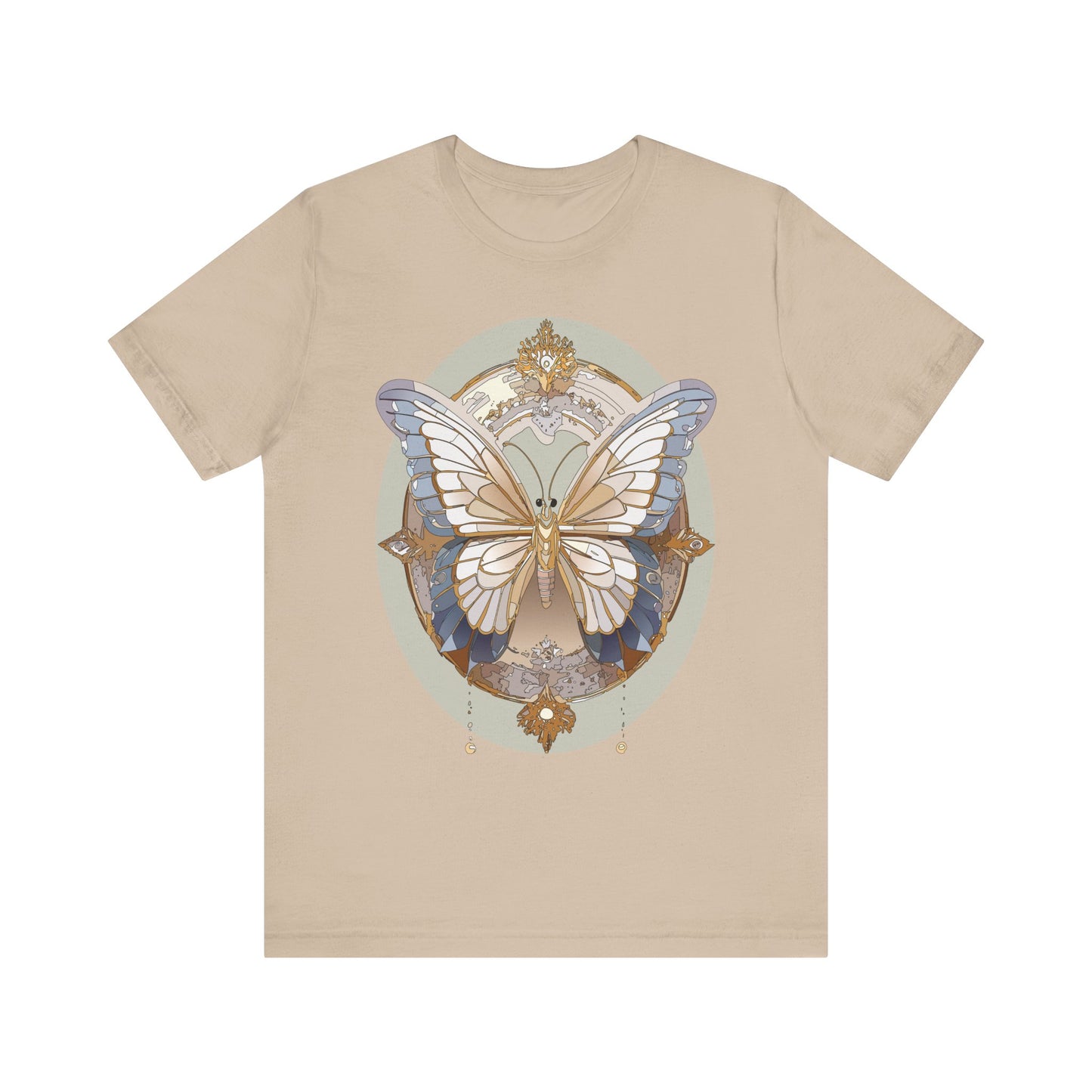 Butterfly Shirt, Shirt with Butterfly, Tee Shirt with Antique Butterfly