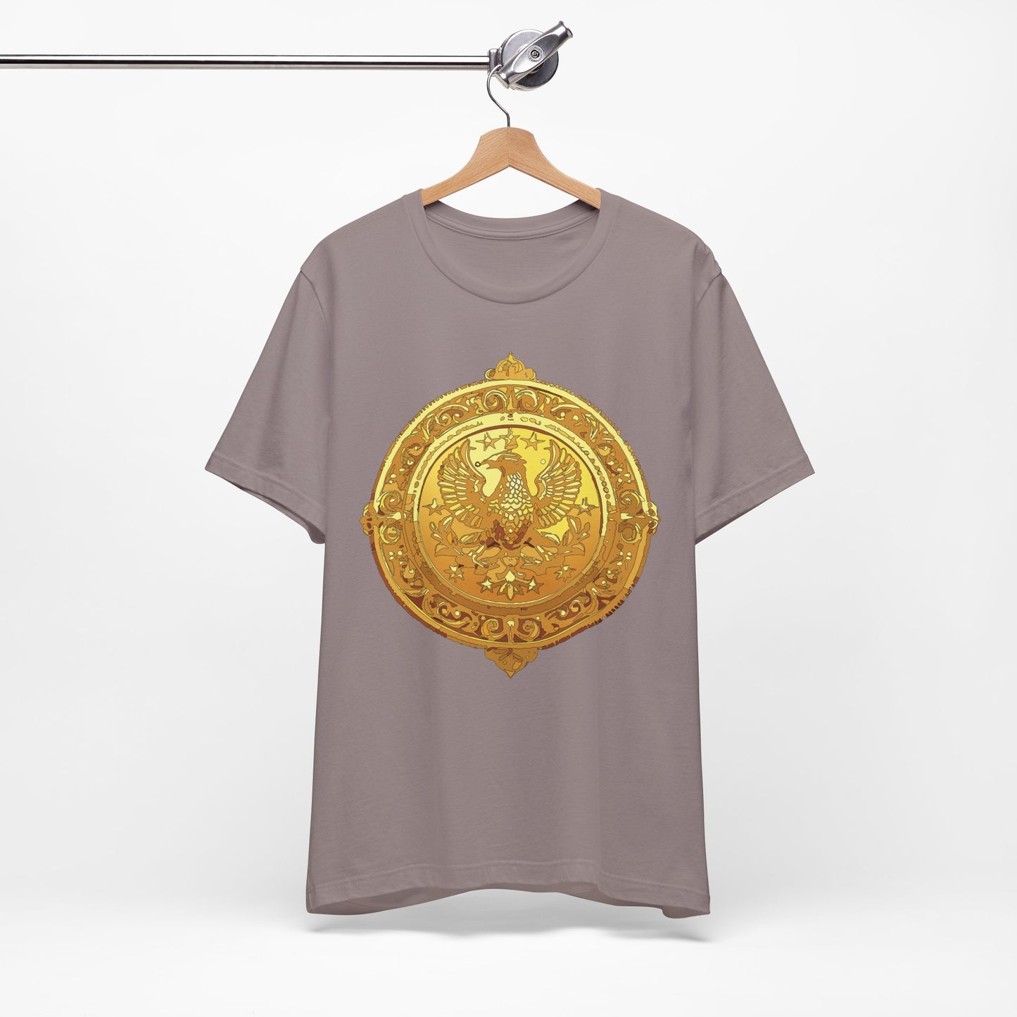 Coin Shirt, Shirt with Coin, Tee Shirt with Gold Coin, Shirt with Antique Coin