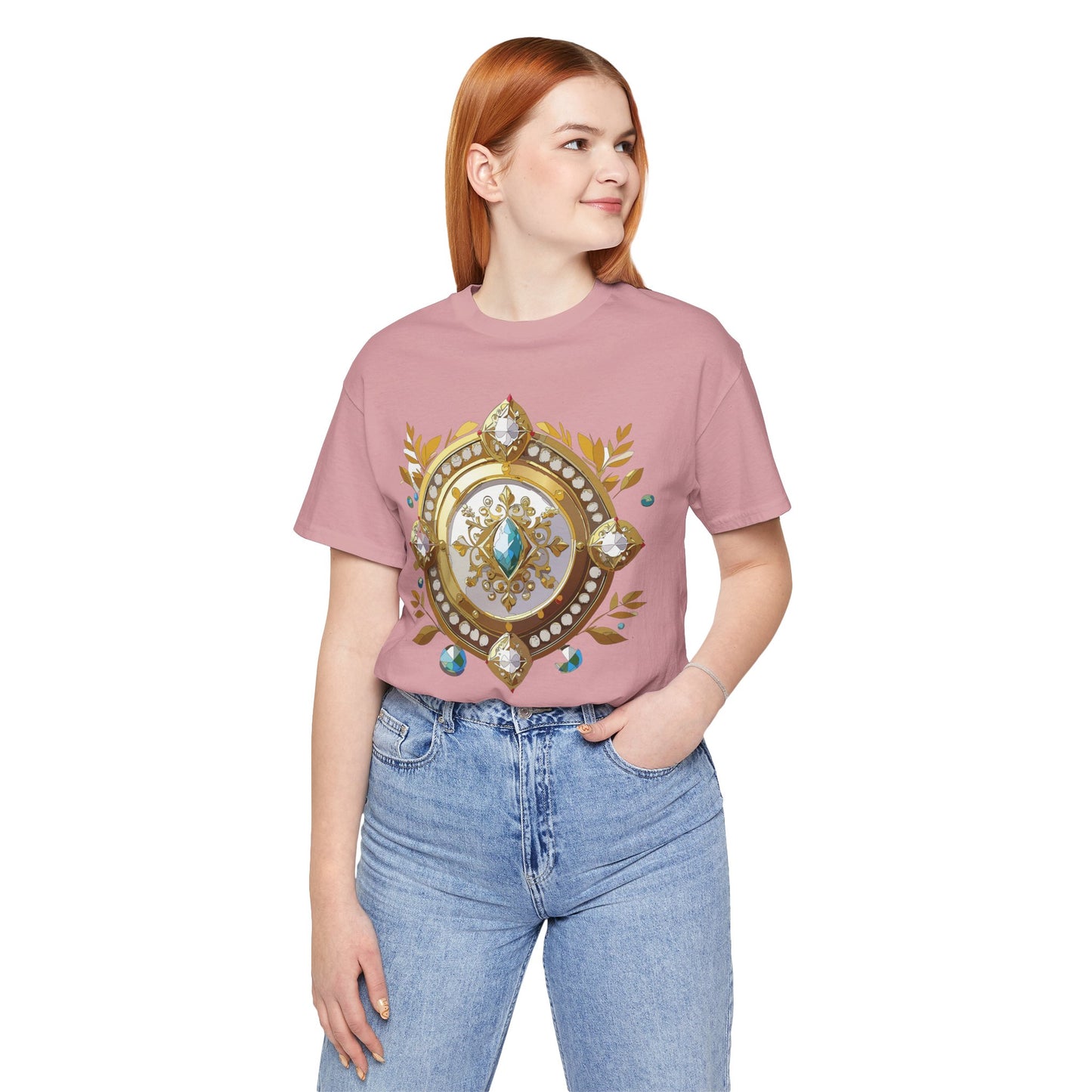 Medallion Shirt, Shirt with Medallion, Tee Shirt with Medal