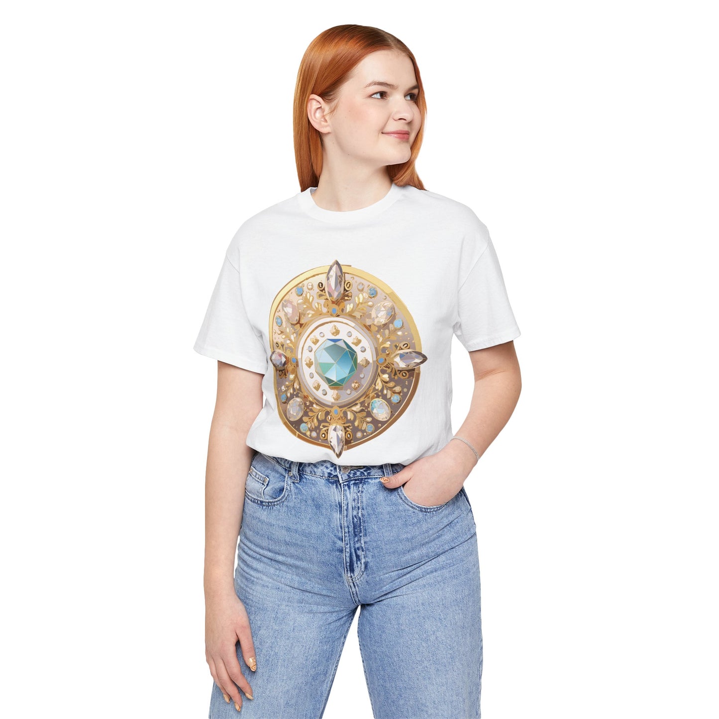 Medallion Shirt, Shirt with Medallion, Tee Shirt with Medal