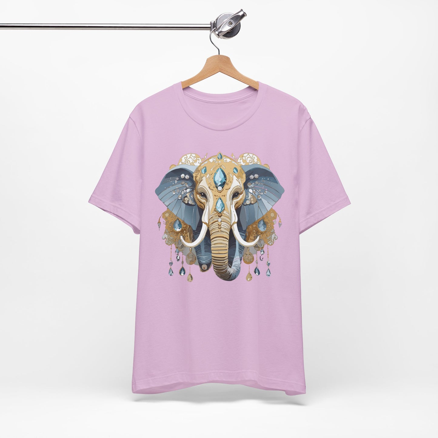 Animal Shirt, Shirt with Animal, Tee Shirt with Gold Animal Medal, Shirt with Antique Animal Medallion