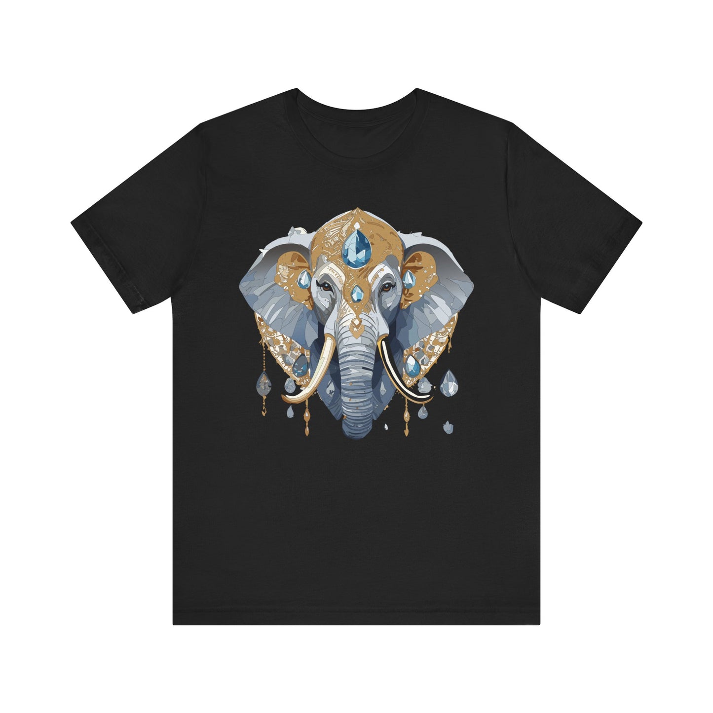 Animal Shirt, Shirt with Animal, Tee Shirt with Gold Animal Medal, Shirt with Antique Animal Medallion