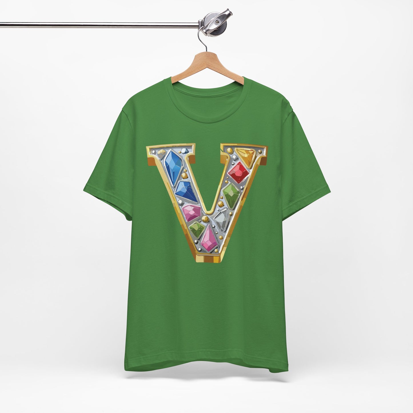 Letter Shirt, Shirt with Letters, Tee Shirt with Gold Letter, Shirt with Antique Letters