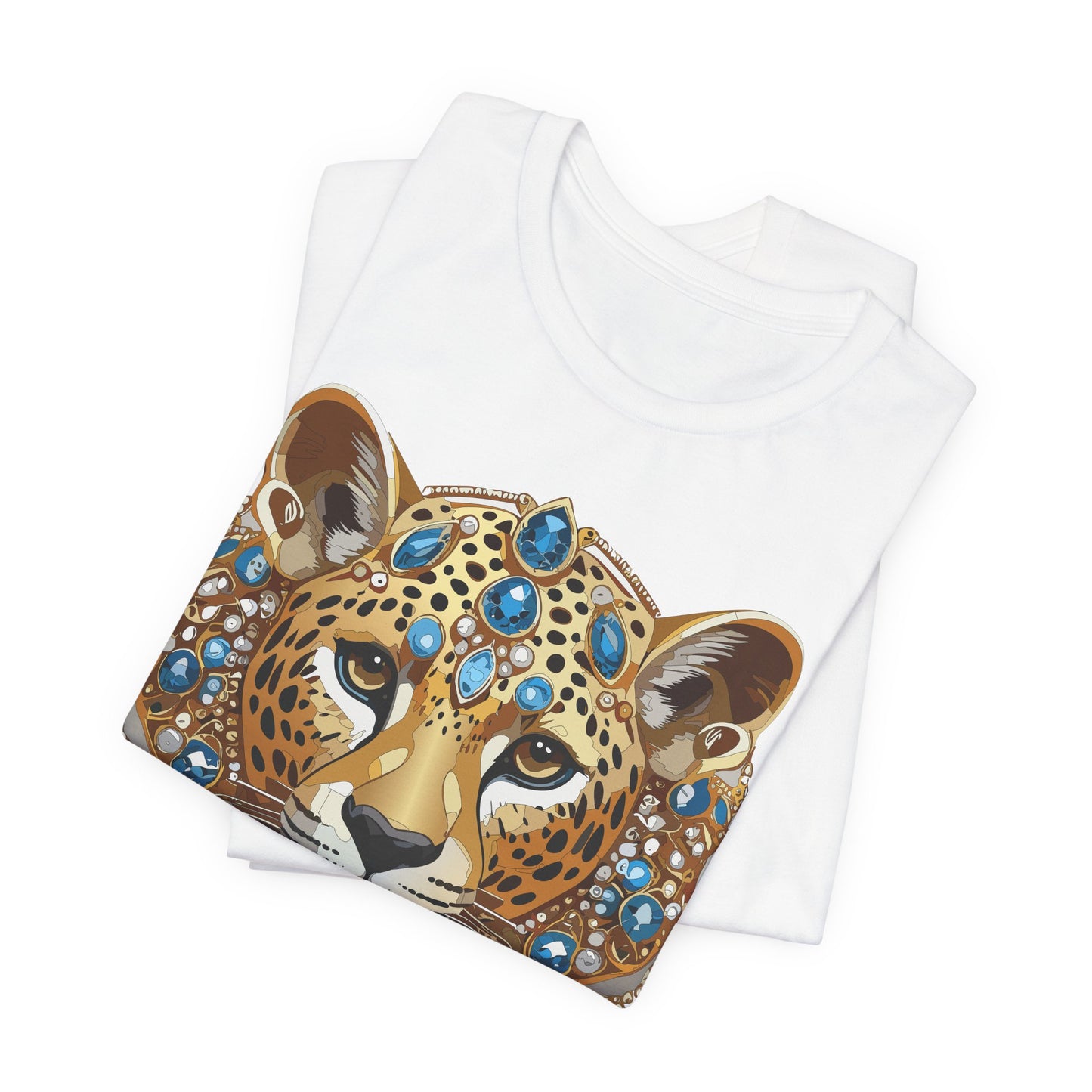 Animal Shirt, Shirt with Animal, Tee Shirt with Gold Animal Medal, Shirt with Antique Animal Medallion