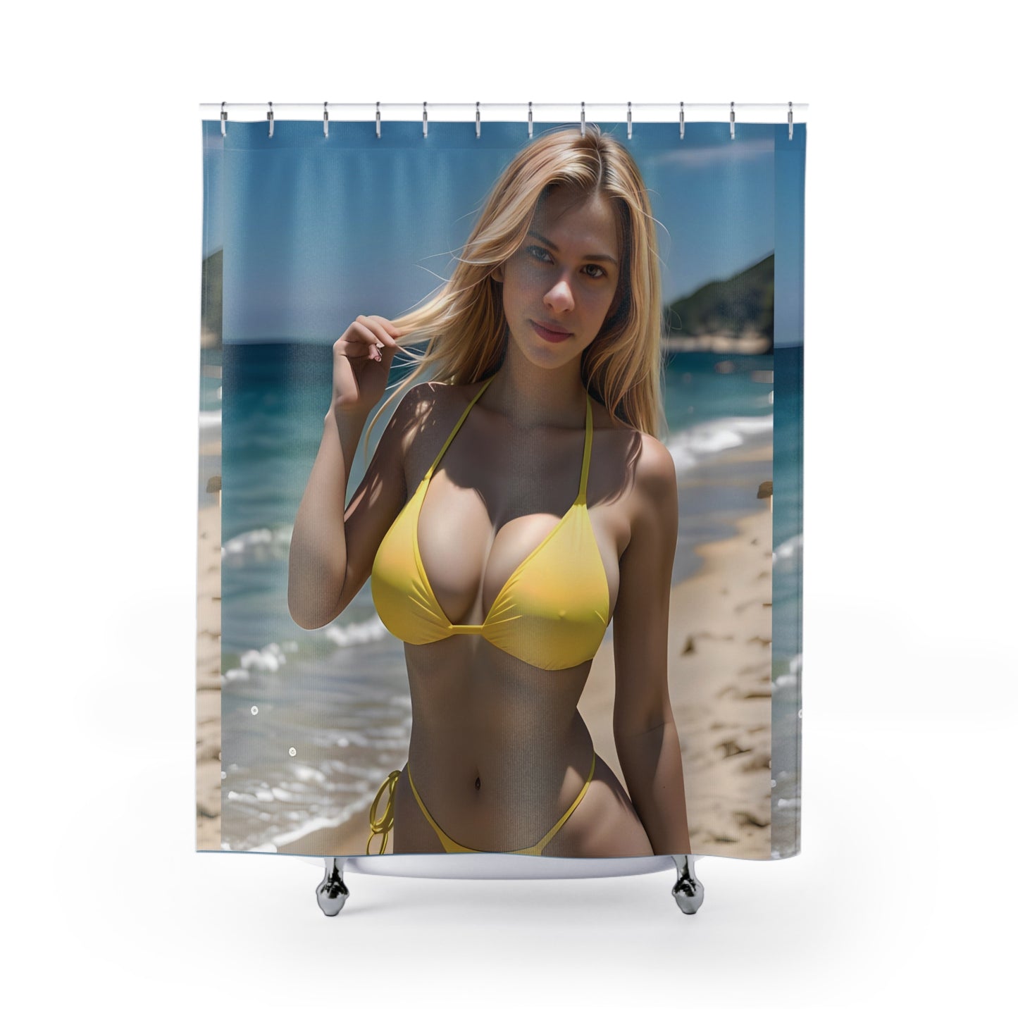 Woman Shower Curtain