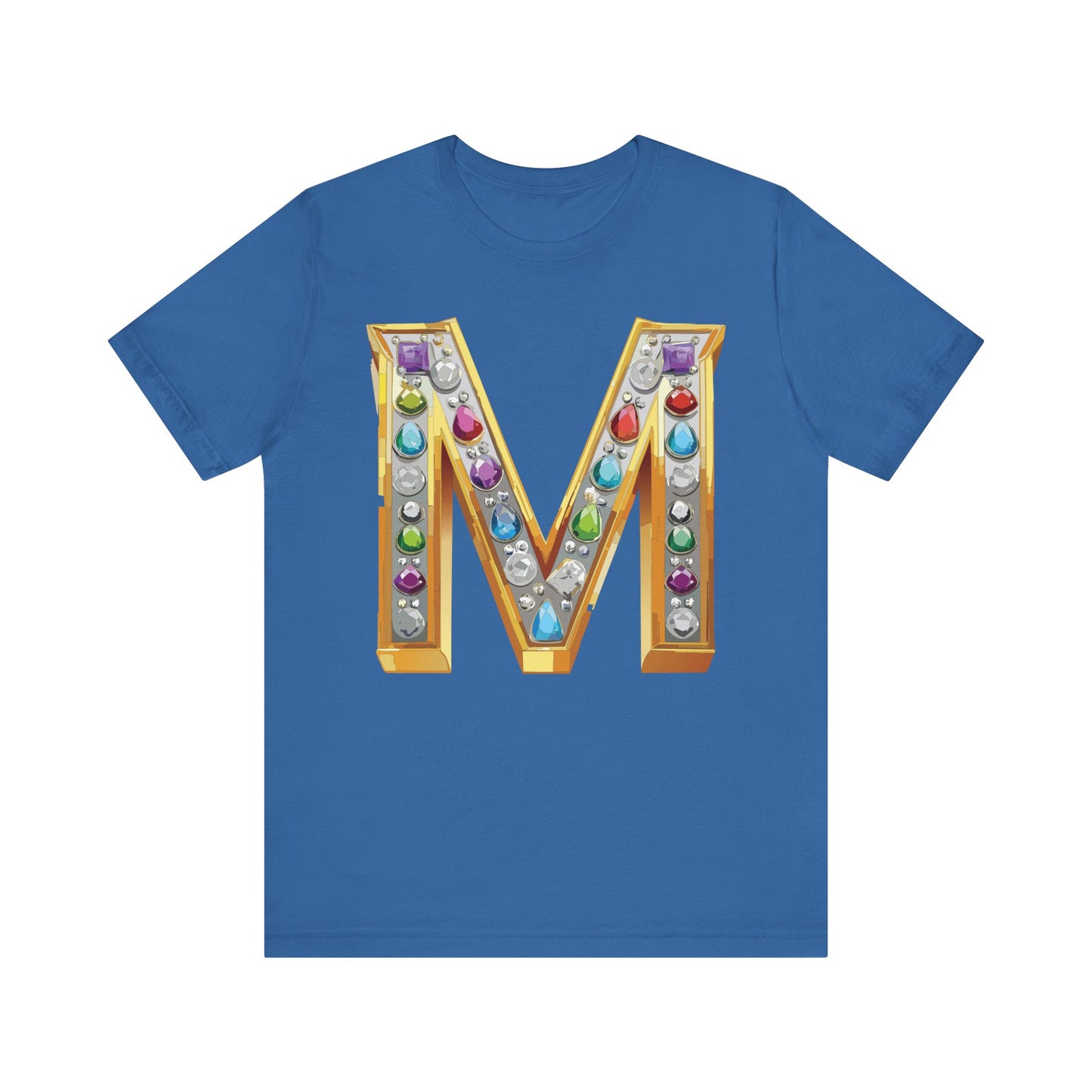 Letter Shirt, Shirt with Letters, Tee Shirt with Gold Letter, Shirt with Antique Letters