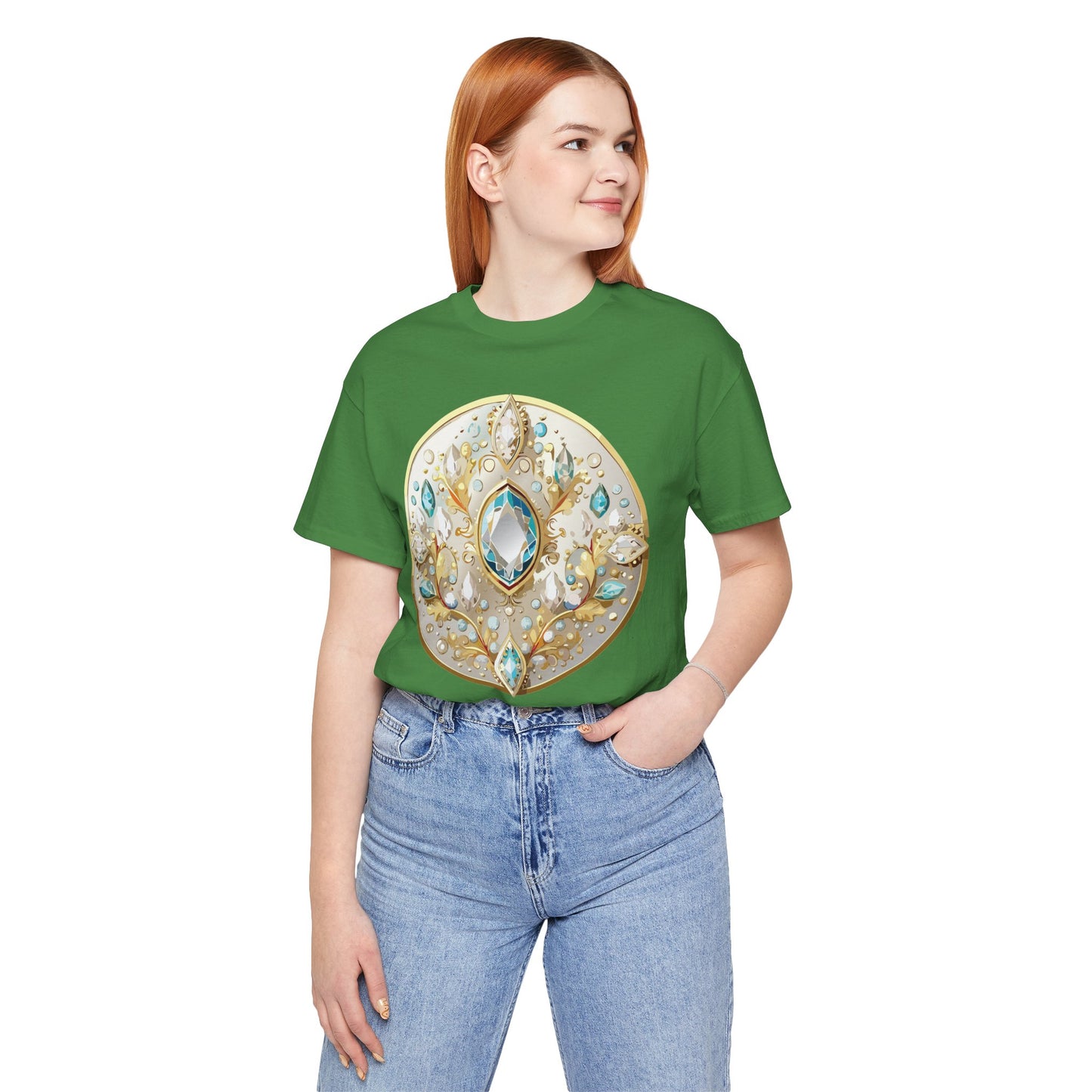 Medallion Shirt, Shirt with Medallion, Tee Shirt with Medal