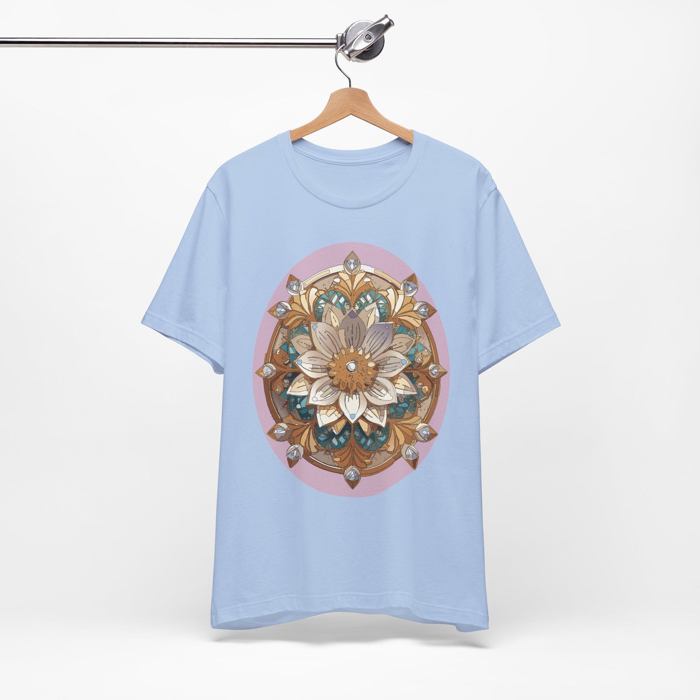 Floral Shirt, Flower Shirt, Tee Shirt with Antique Flower
