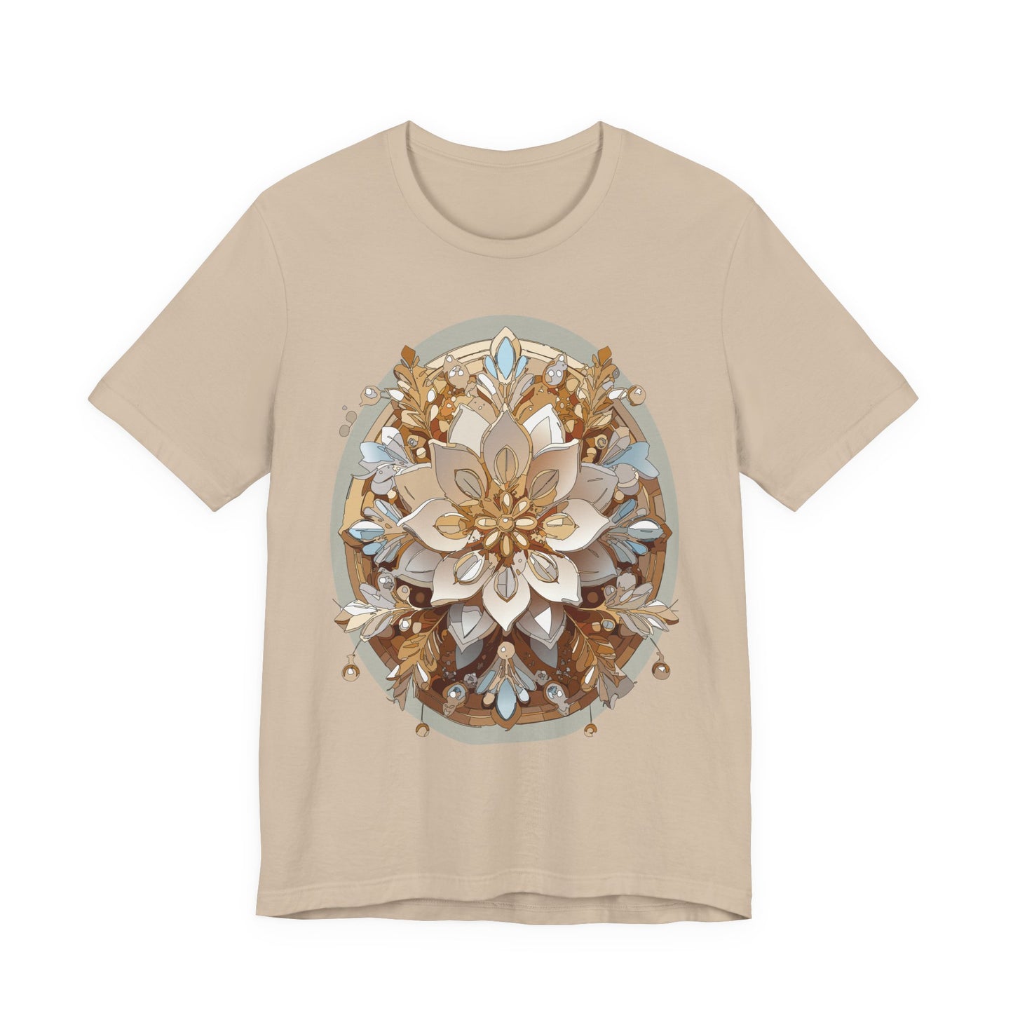Floral Shirt, Flower Shirt, Tee Shirt with Antique Flower