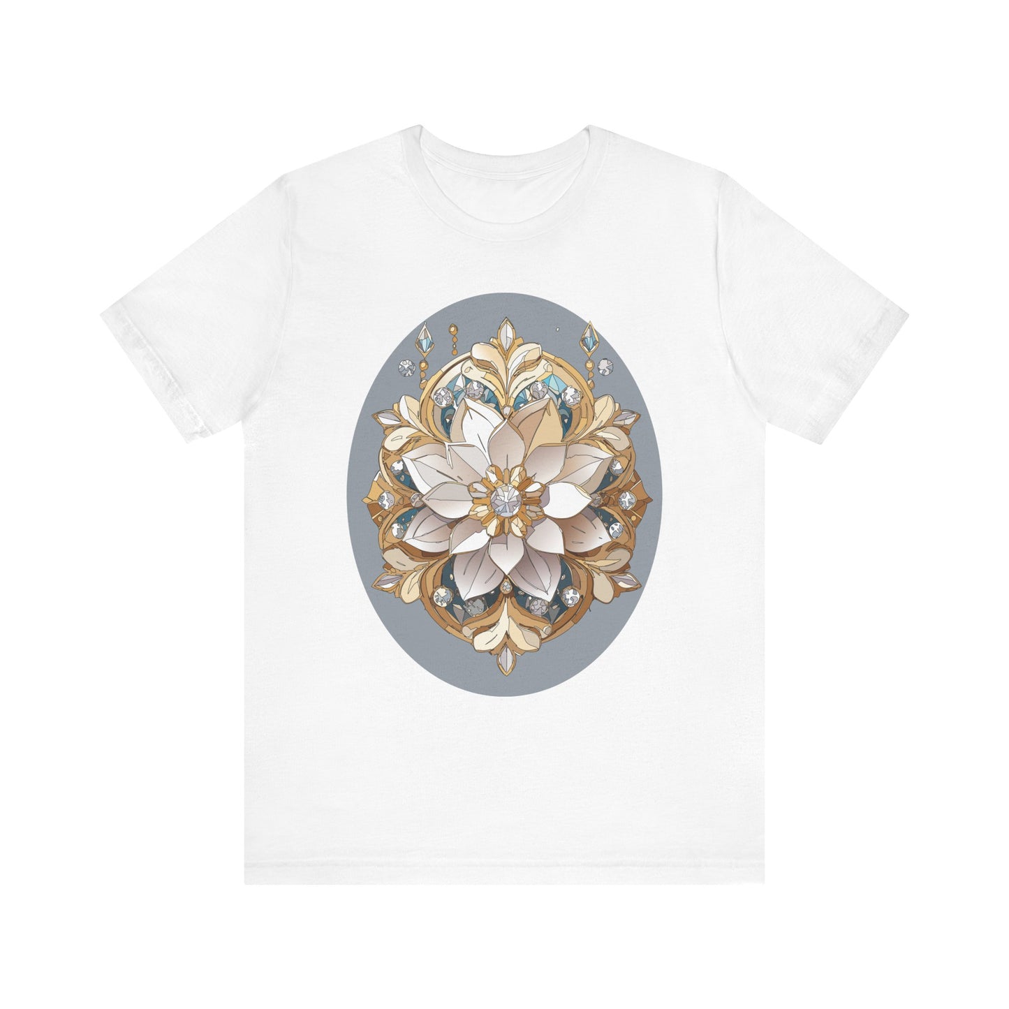 Floral Shirt, Flower Shirt, Tee Shirt with Antique Flower