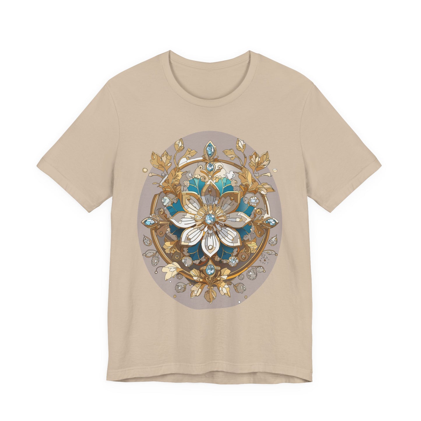Floral Shirt, Flower Shirt, Tee Shirt with Antique Flower