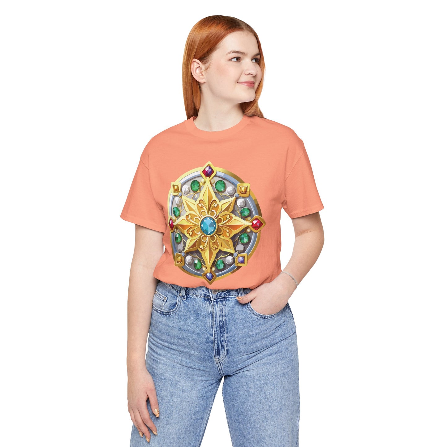 Medallion Shirt, Shirt with Medallion, Tee Shirt with Medal