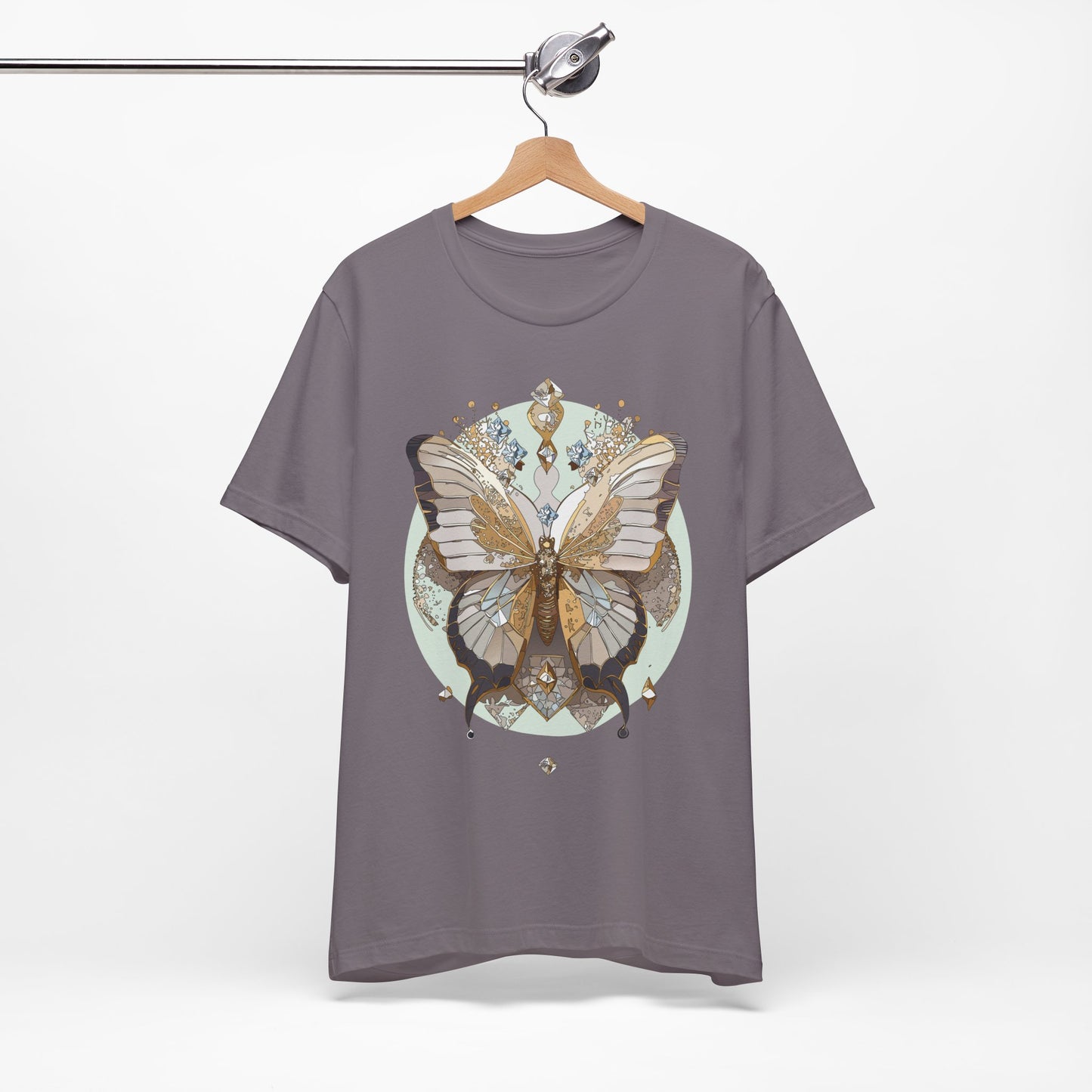 Butterfly Shirt, Shirt with Butterfly, Tee Shirt with Antique Butterfly