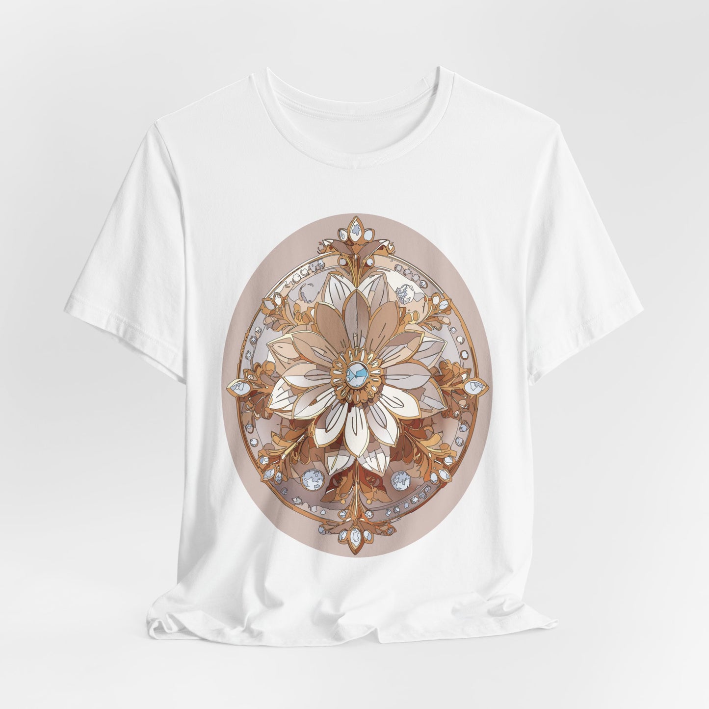 Floral Shirt, Flower Shirt, Tee Shirt with Antique Flower