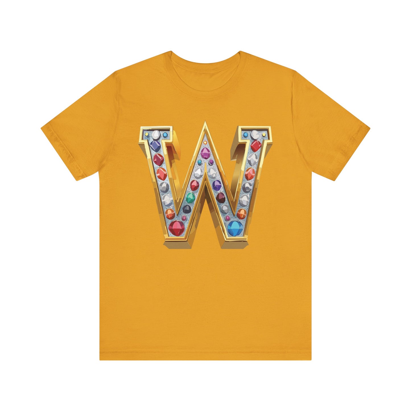 Letter Shirt, Shirt with Letters, Tee Shirt with Gold Letter, Shirt with Antique Letters