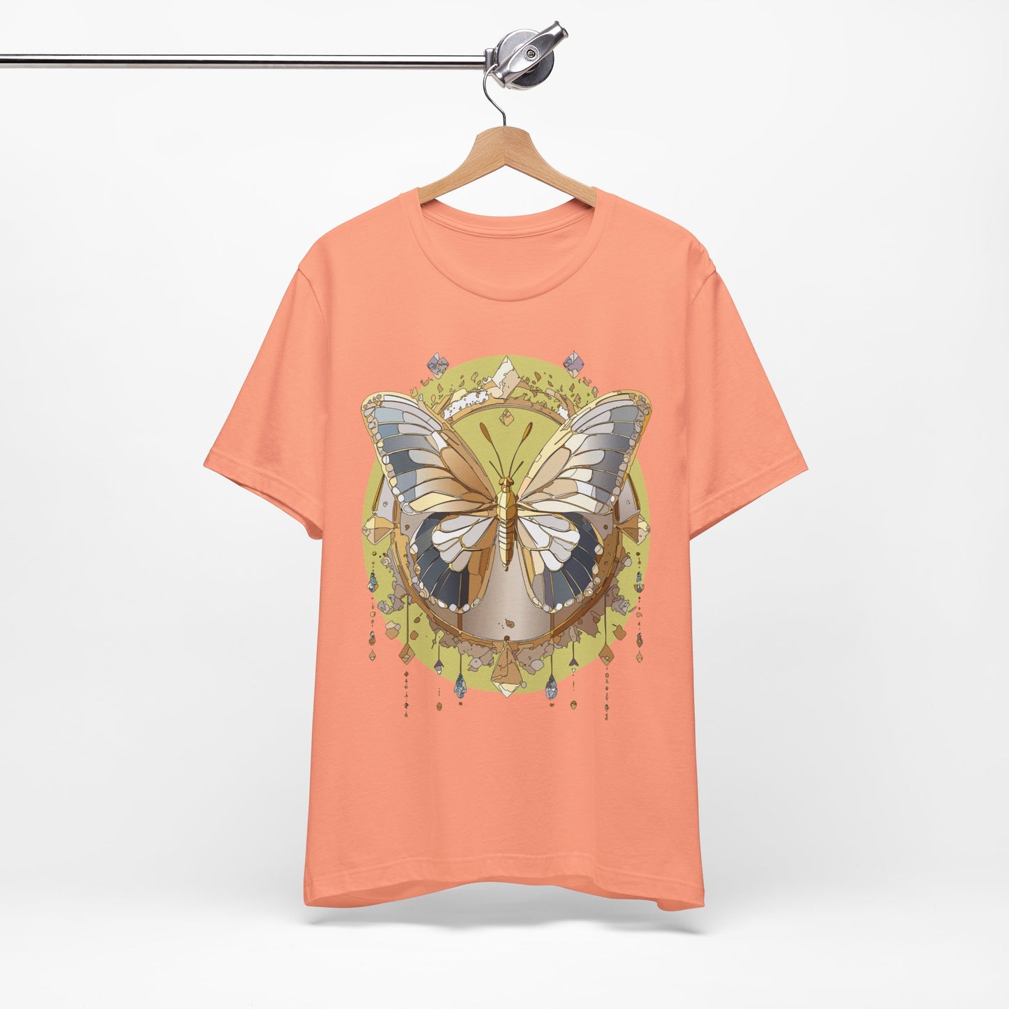 Butterfly Shirt, Shirt with Butterfly, Tee Shirt with Antique Butterfly