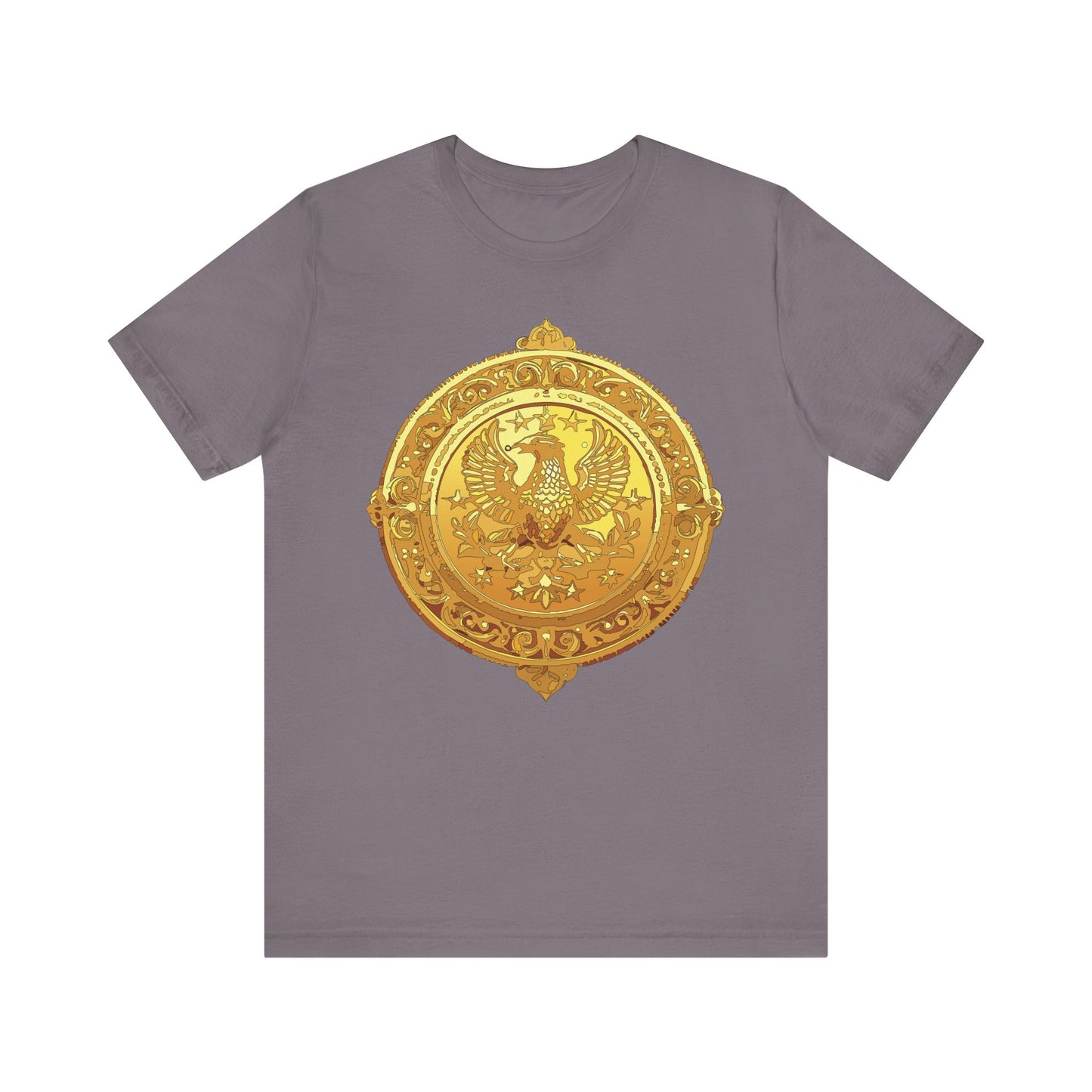 Coin Shirt, Shirt with Coin, Tee Shirt with Gold Coin, Shirt with Antique Coin
