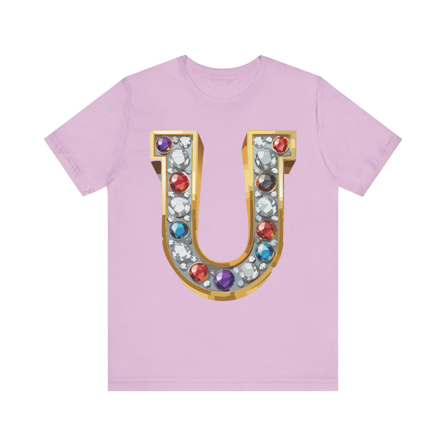 Letter Shirt, Shirt with Letters, Tee Shirt with Gold Letter, Shirt with Antique Letters
