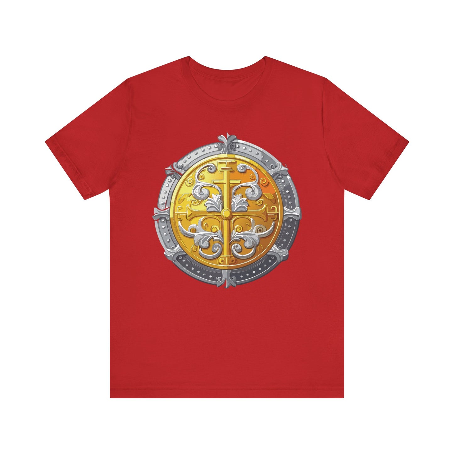 Coin Shirt, Shirt with Coin, Tee Shirt with Gold Coin, Shirt with Antique Coin